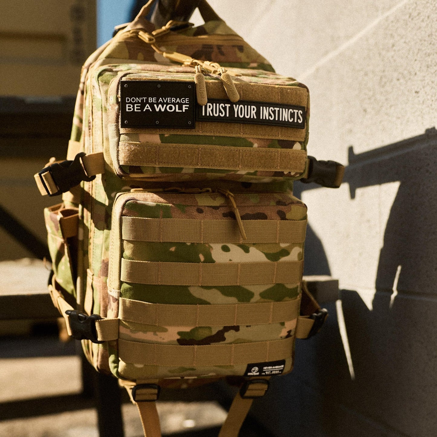 Durable 25L Waterproof Gym Backpack   1000D Oxford, MOLLE Webbing, Laptop Pocket3