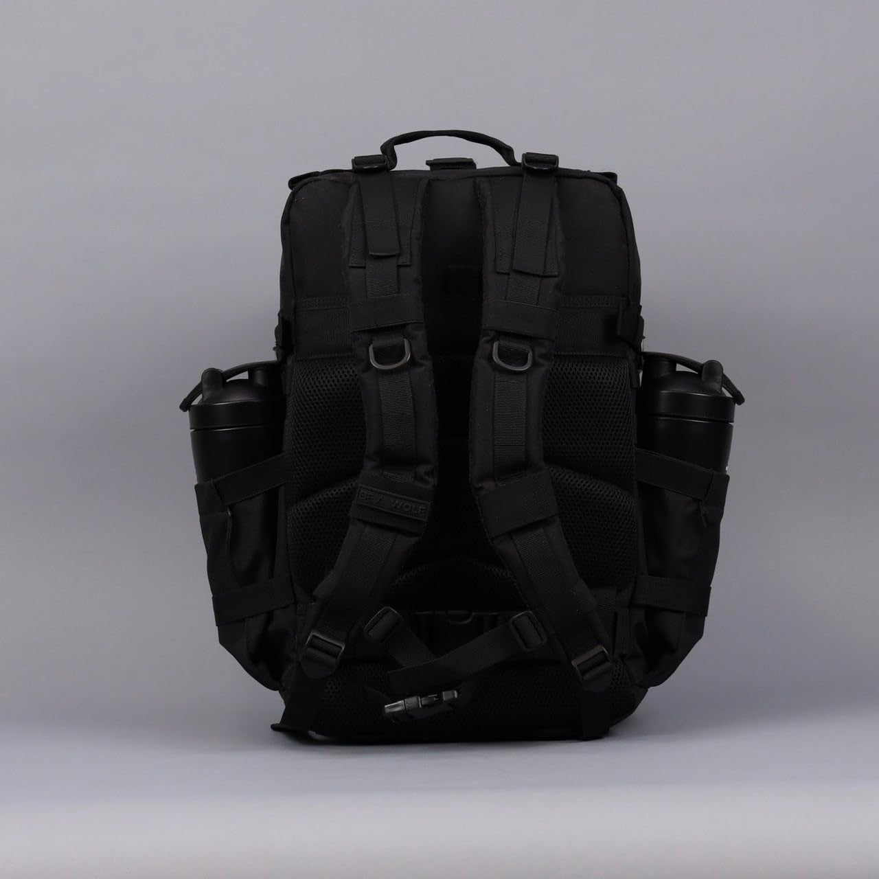 Durable 45L Waterproof Gym Backpack   MOLLE Webbing, Laptop Pocket, 1000D Oxford10