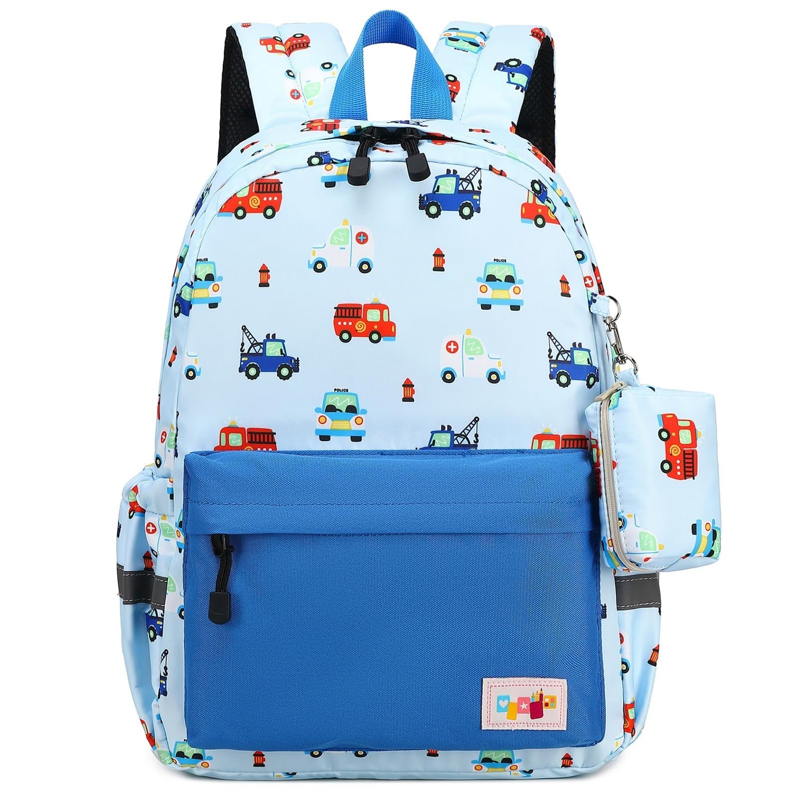 Kids Toddler Backpack with Chest Strap   Durable, Lightweight, Fun Design for Bo1