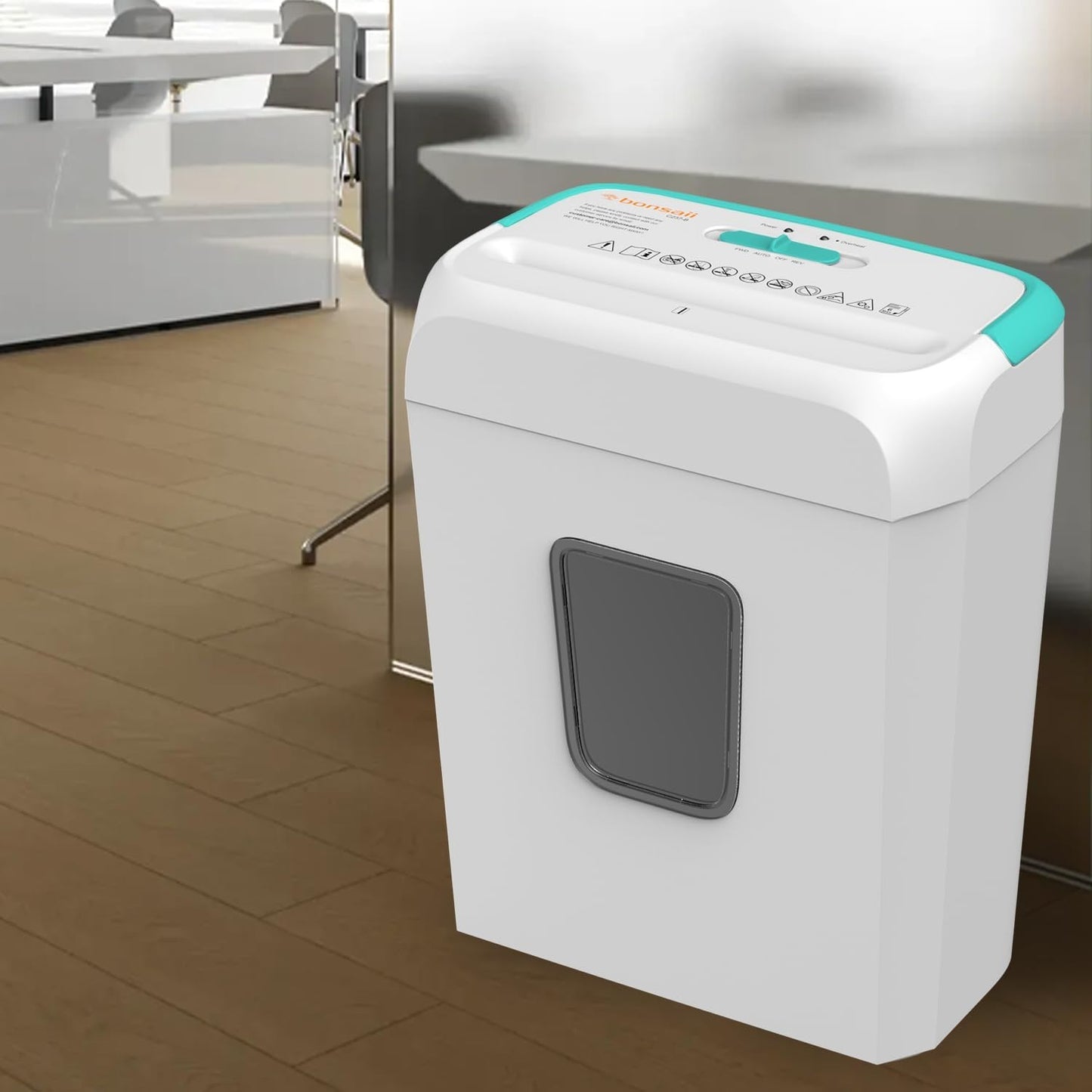 6 Sheet Cross Cut Paper Shredder for Home Office, Credit Card & Staple Shredding6