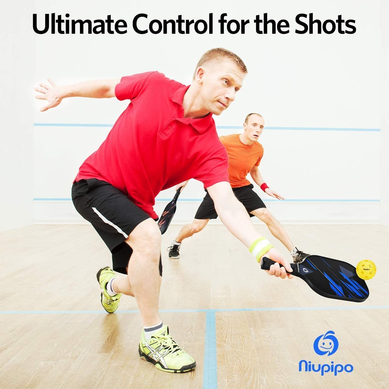 Pickleball Paddle Set of 2 or 4 - USAPA Approved, Fiberglass, Lightweight with B5