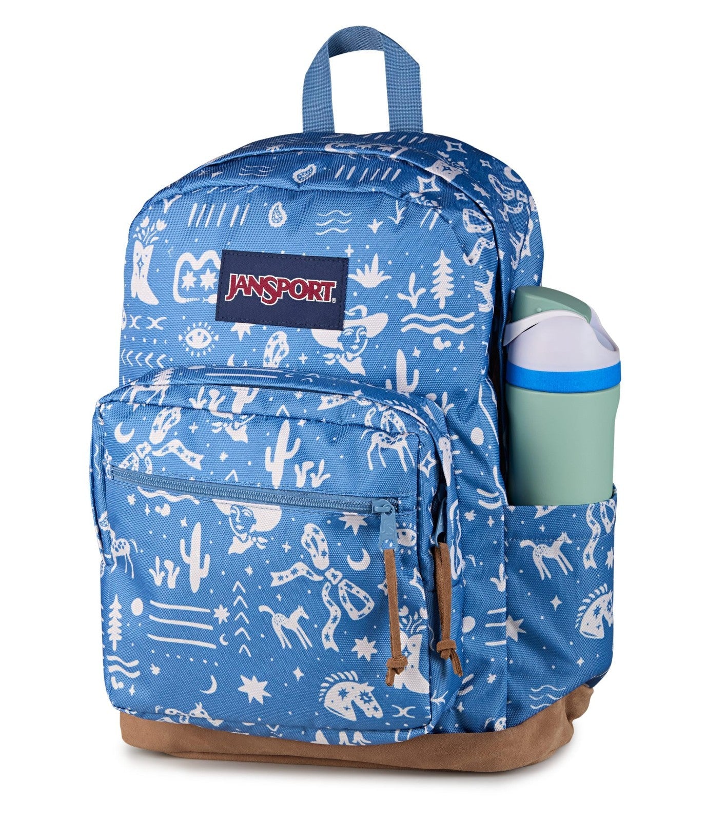 Durable Daypack Backpack with Padded 15" Laptop Sleeve & Water Bottle Pocket   B2