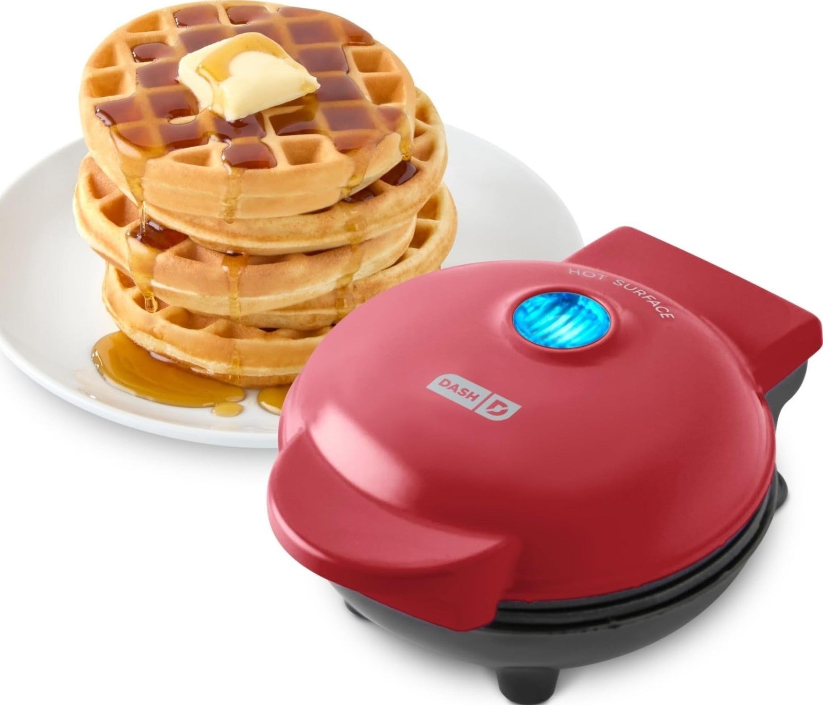 Compact Mini Waffle Maker - 4-Inch Nonstick Iron for Dorms, RVs & Kids - Chaffle1