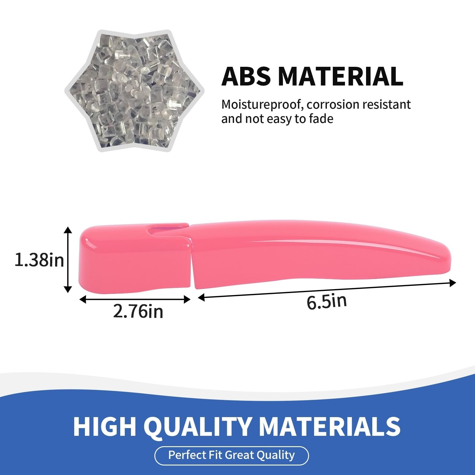 Rear Window Wiper Arm Blade Cover Trim for Ford Bronco 2021-2025, Pink Accessory2