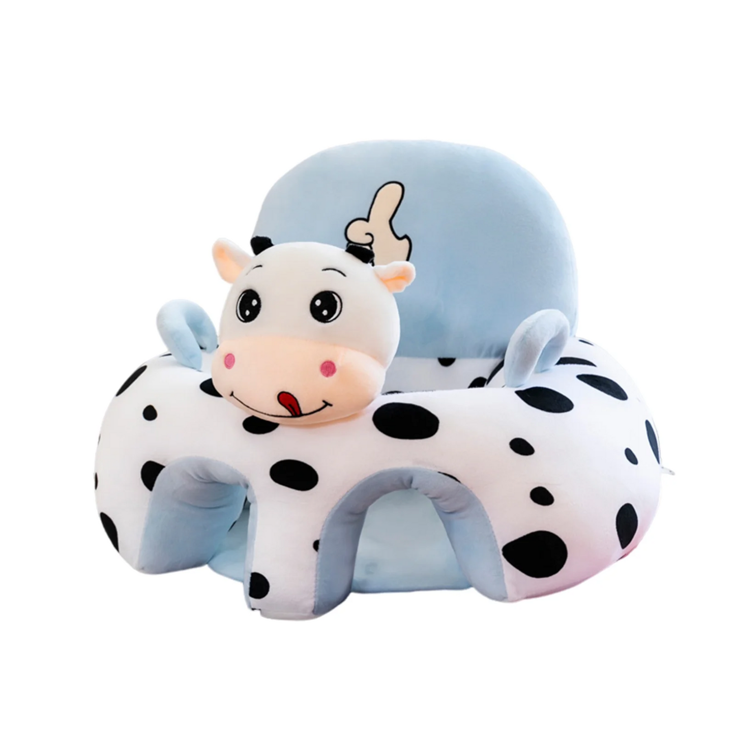 AQQW Baby Sofa Chair Cartoon Animals Baby Seat with Leg Holes Handles Non-Slip B1