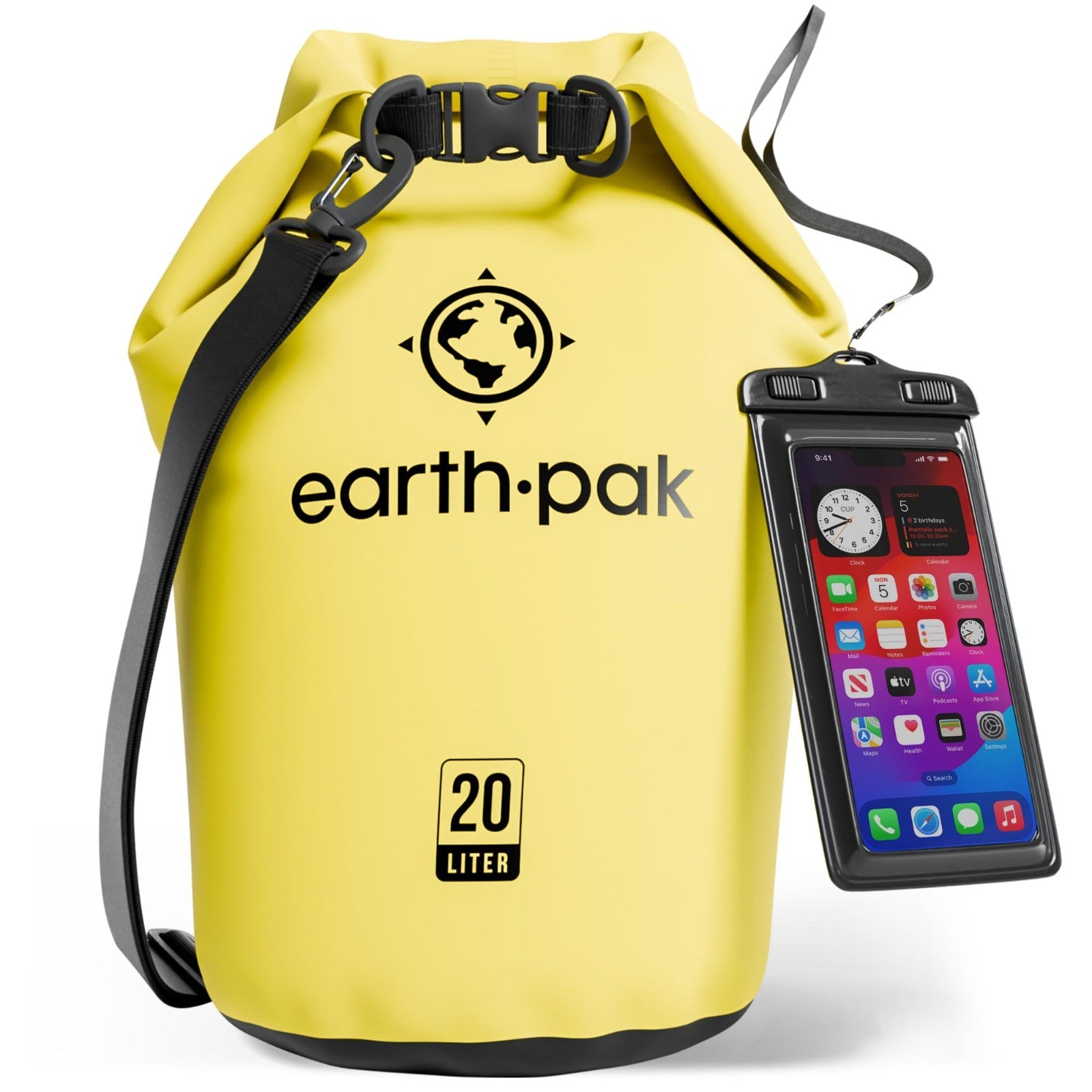 Waterproof Dry Bag Backpack   Roll Top Design, Keeps Gear Dry for Kayaking + Pho1