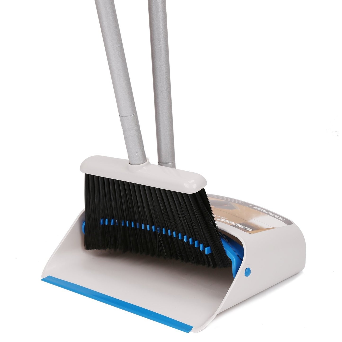 Long Handle Broom & Dustpan Set - Upright Combo for Home, Kitchen, Office, Lobby7