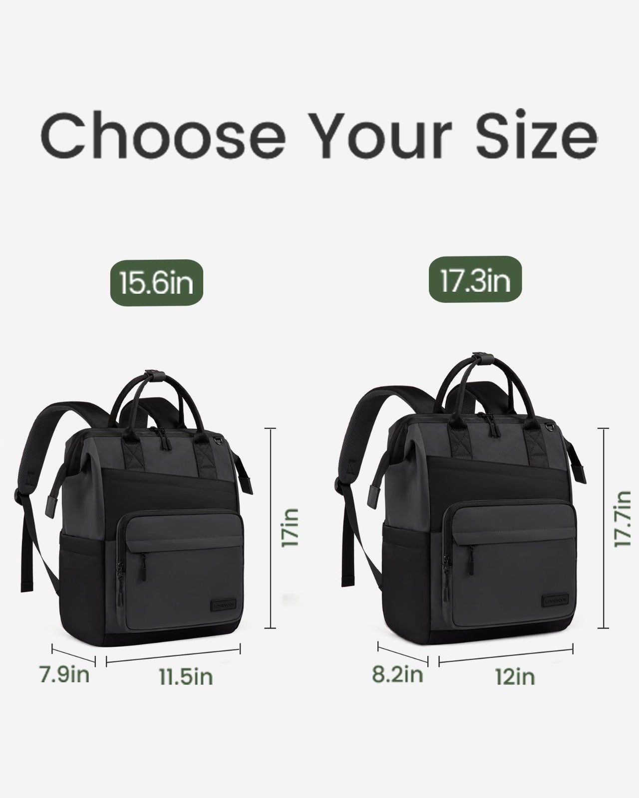 Stylish 15.6" Laptop Backpack for Women   Water Resistant Travel Bag, Large Capa7
