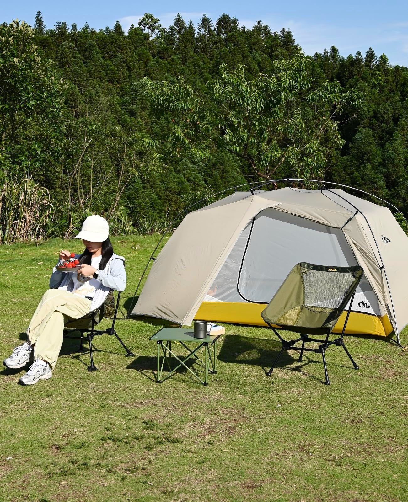 Compact Ultralight Folding Camping Table with Carry Bag - Portable & Durable Siz4