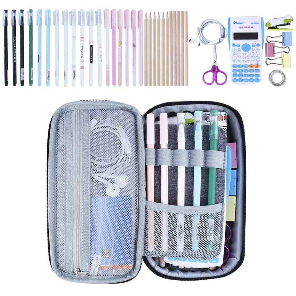Large Capacity Pencil Case   Versatile Storage Pouch for Pens, Markers & Makeup2