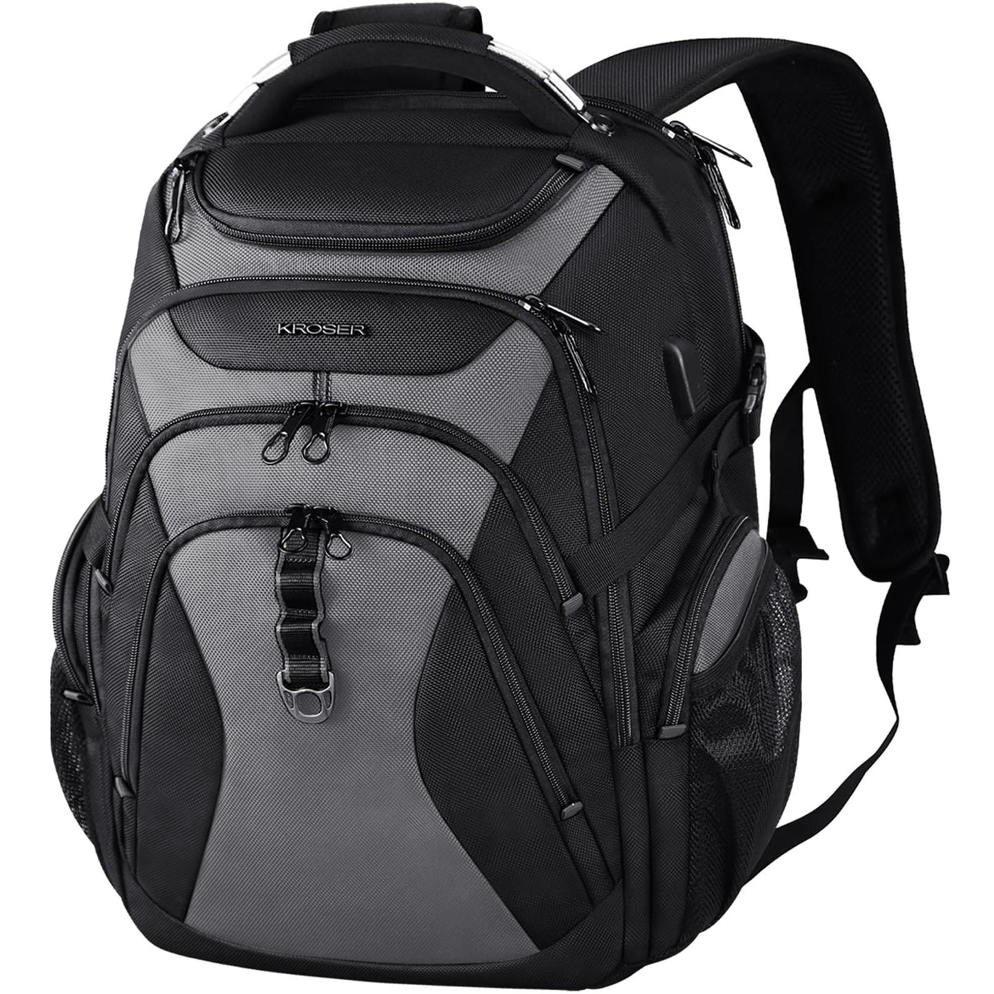XXXL Laptop Backpack for 18.4 Inch Computers, Stylish Travel Bag for Men   Black1