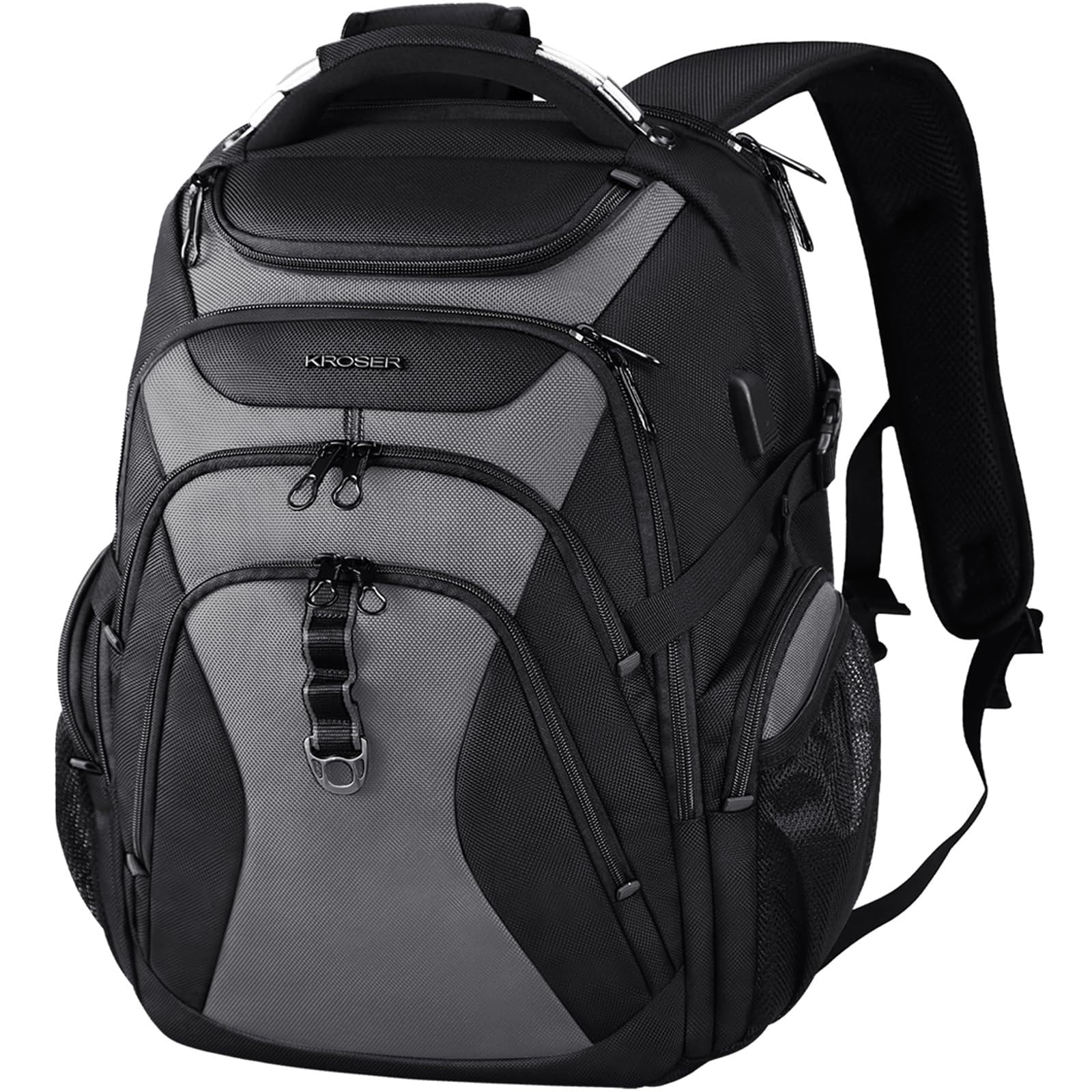 XXXL Laptop Backpack for 18.4 Inch Computers, Stylish Travel Bag for Men   Black1