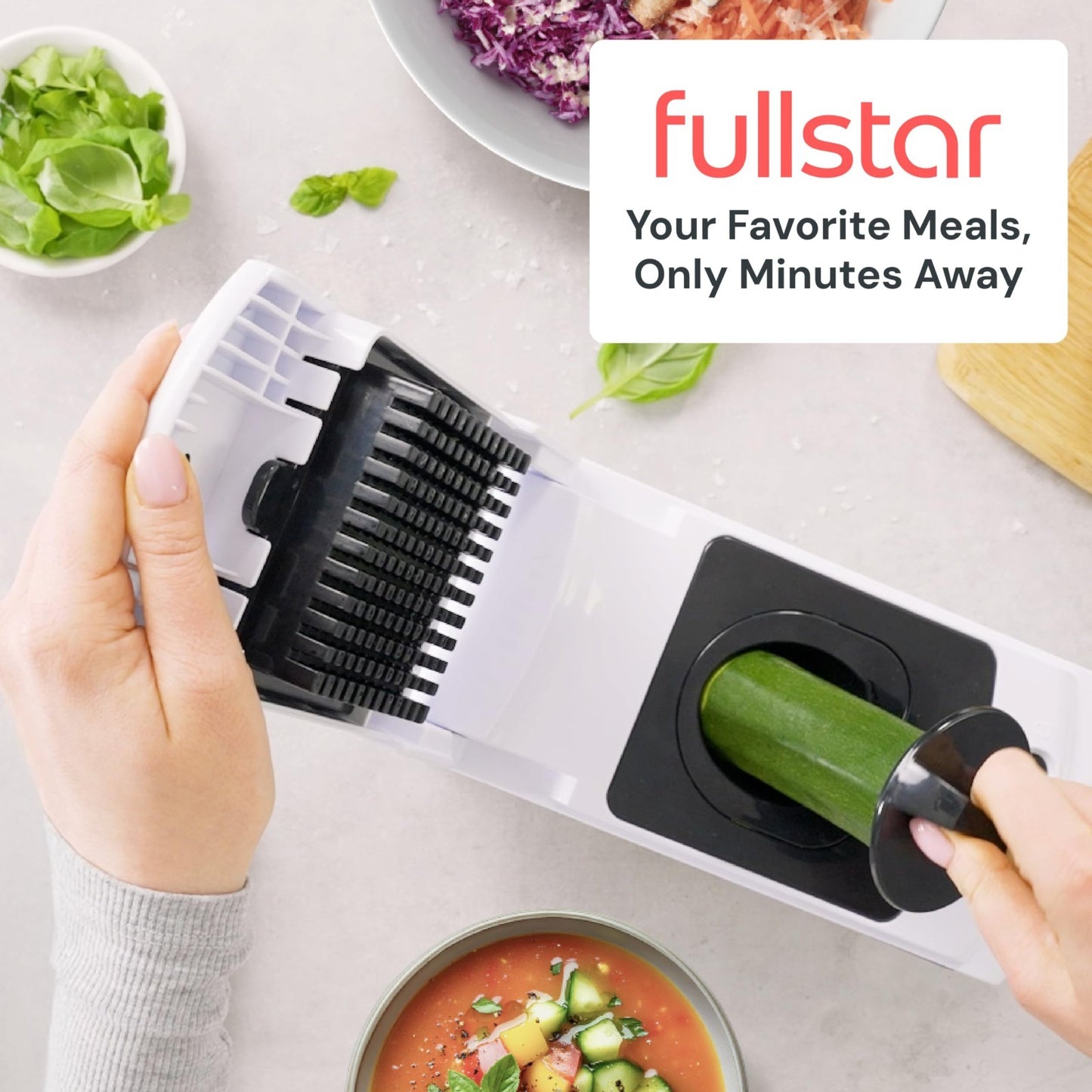 2 in 1 Vegetable Chopper & Slicer | Sharp Stainless Steel Blades, Onion & Fruit7