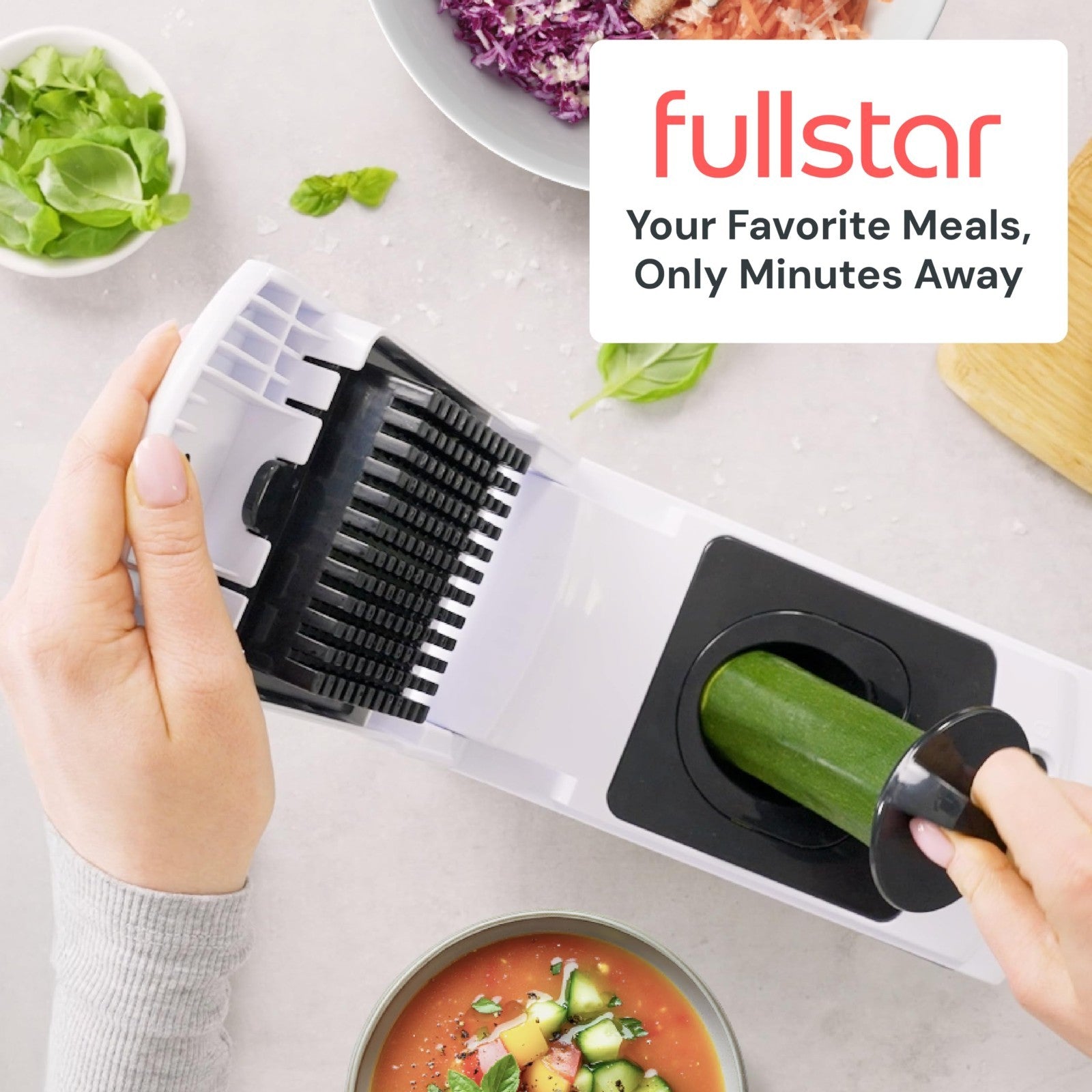 2 in 1 Vegetable Chopper & Slicer | Sharp Stainless Steel Blades, Onion & Fruit7