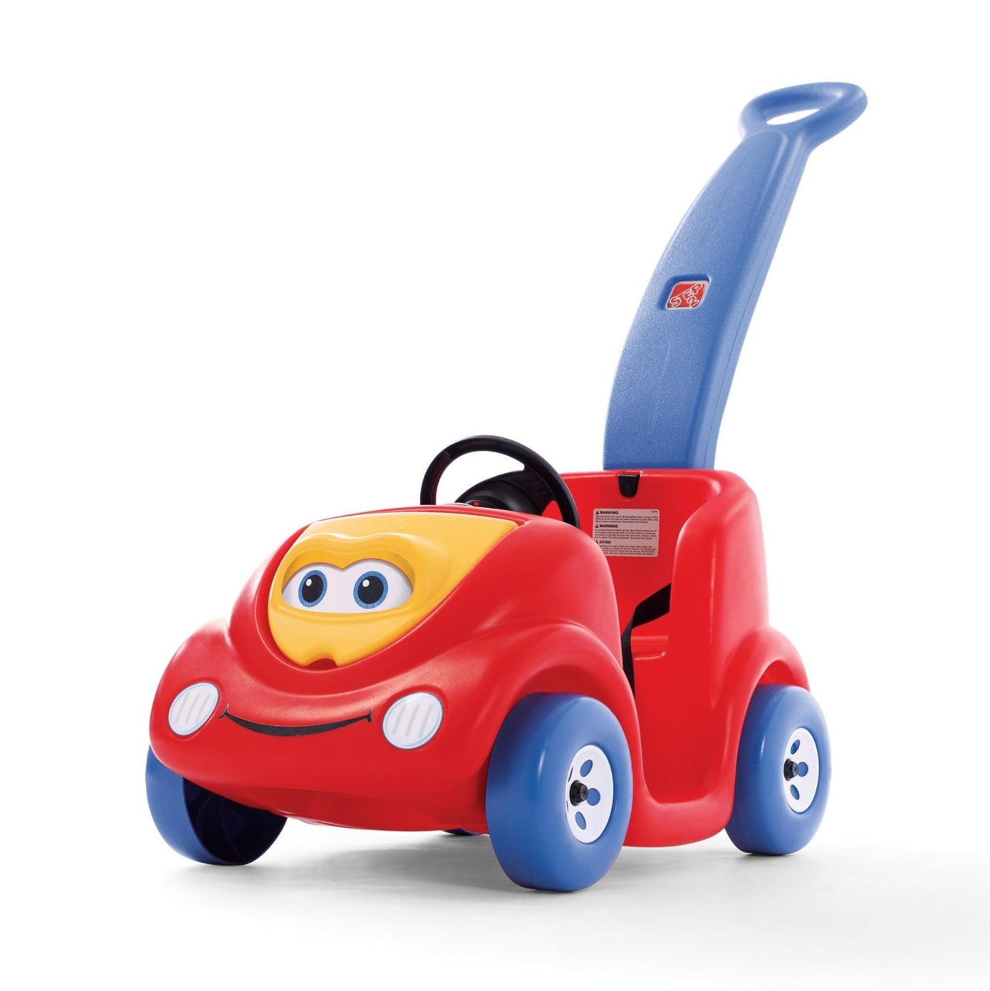Toddler Push Car Buggy with Seat Belt & Horn - Ride-On Toy for Kids 18 Months+1