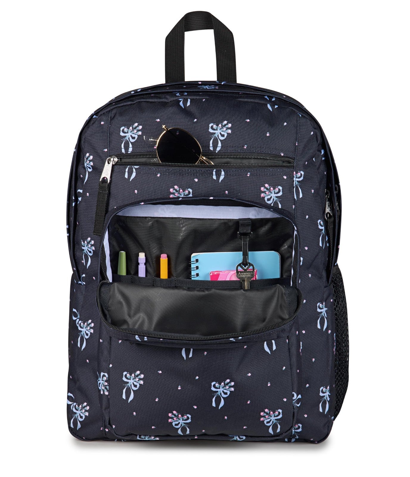 Stylish Laptop Backpack, 2 Compartments, Ergonomic Straps, 15” Sleeve, Haul Hand4