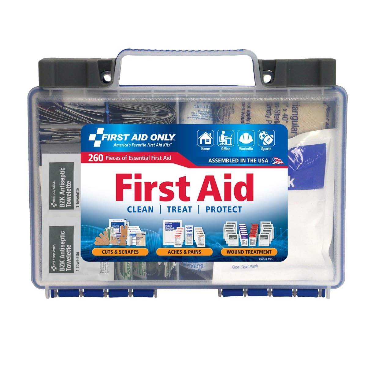 All Purpose 50 Person First Aid Kit   OSHA Compliant Emergency Supplies for Home1