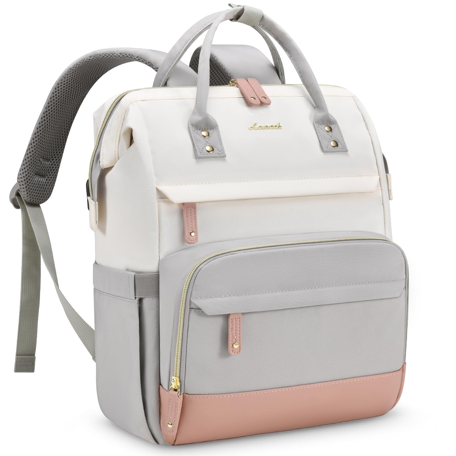 Stylish 15.6" Laptop Backpack for Women, Large Capacity, Waterproof College Bag,1