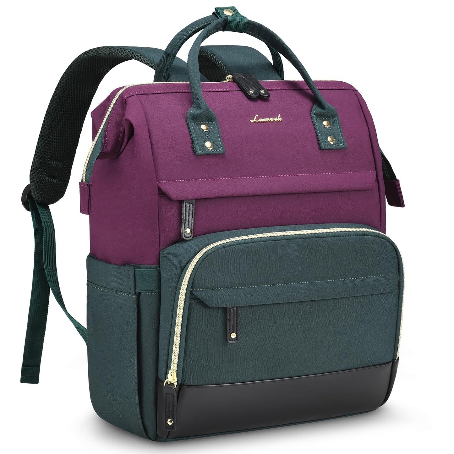 Stylish 15.6" Laptop Backpack for Women   Waterproof, Large Capacity Work & Trav1