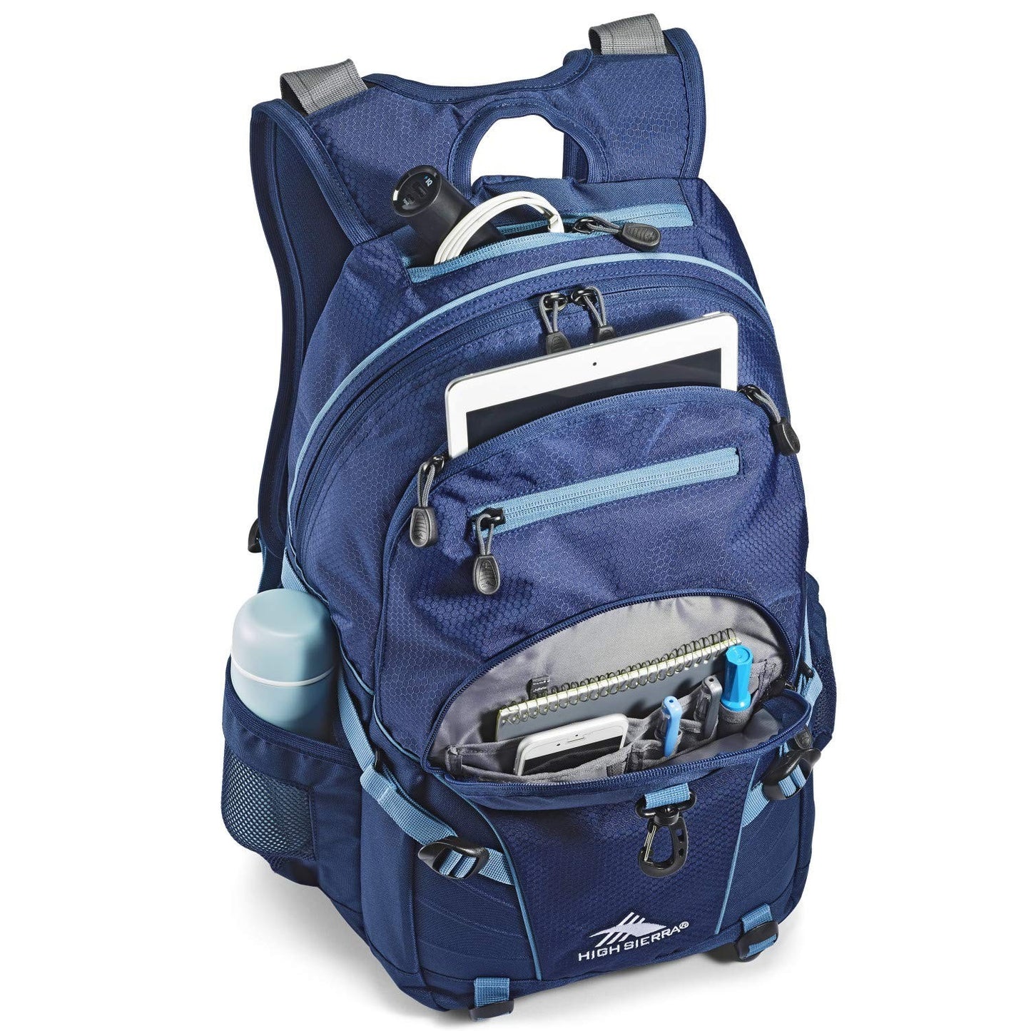 Versatile Travel & Work Backpack with Tablet Sleeve, One Size, True Navy/Graphit2