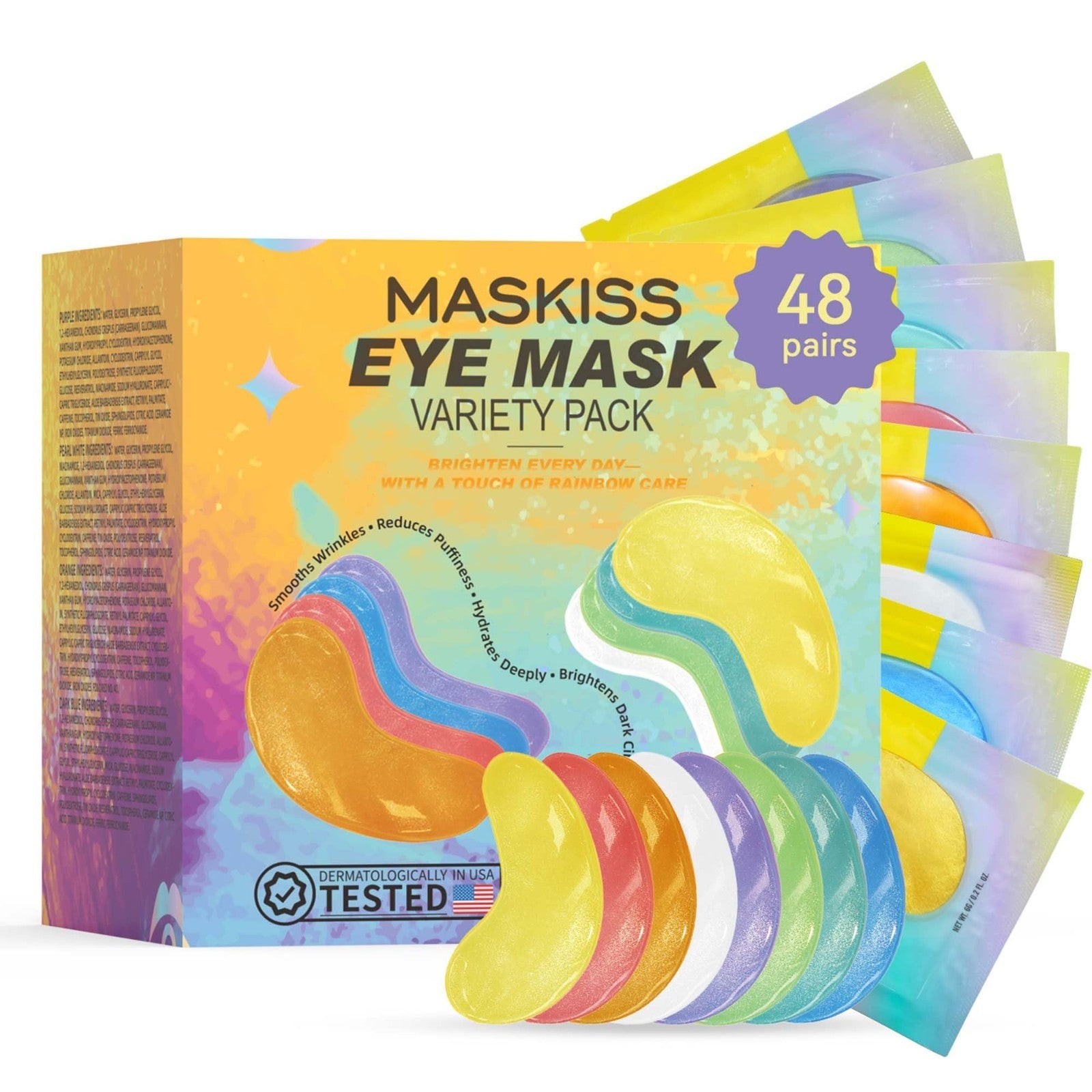 Under Eye Patches Variety Pack (48 Pairs) - Eye Masks for Dark Circles & Puffine1