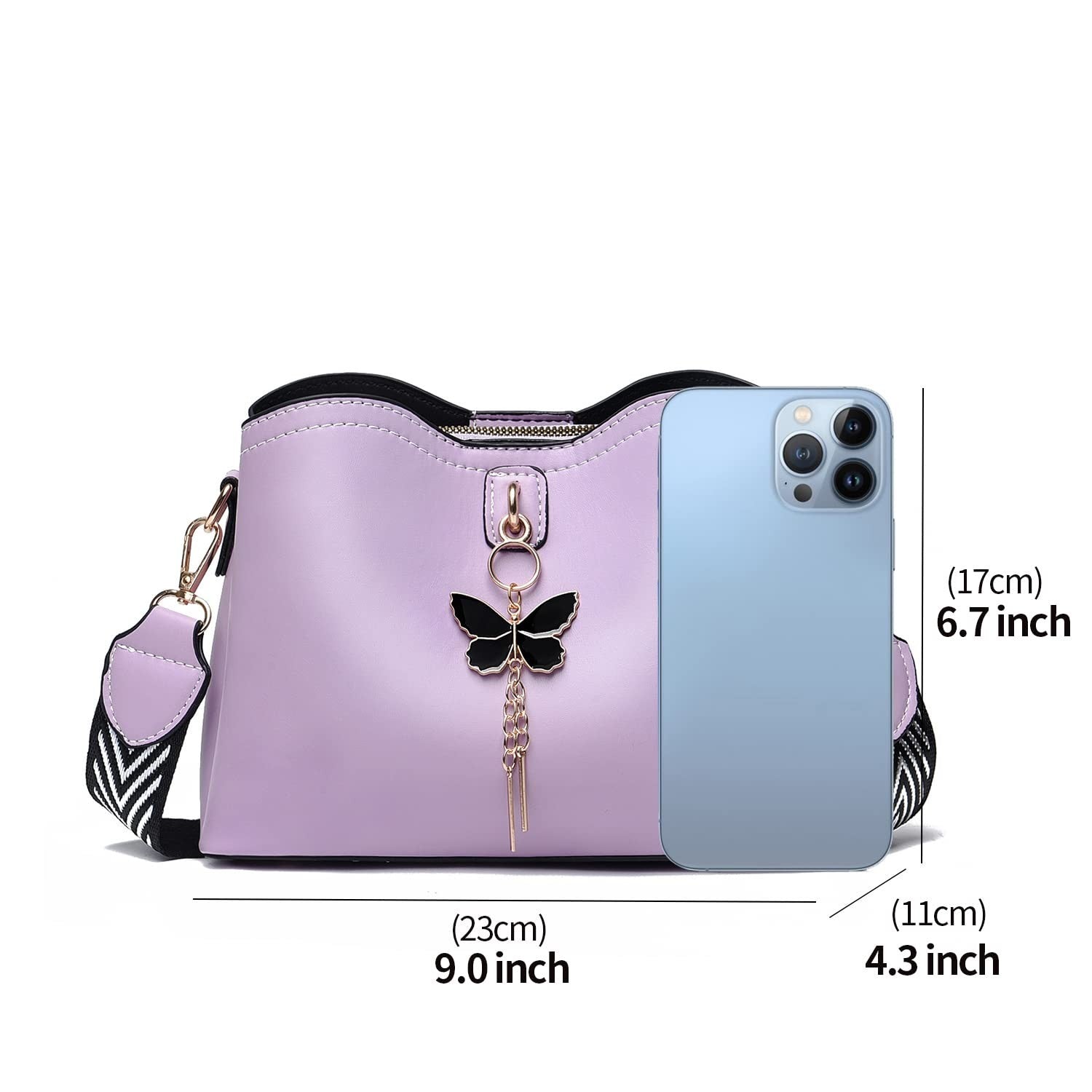 Stylish Lightweight Crossbody Bag for Women & Teens - Fashionable Handbag Purse3