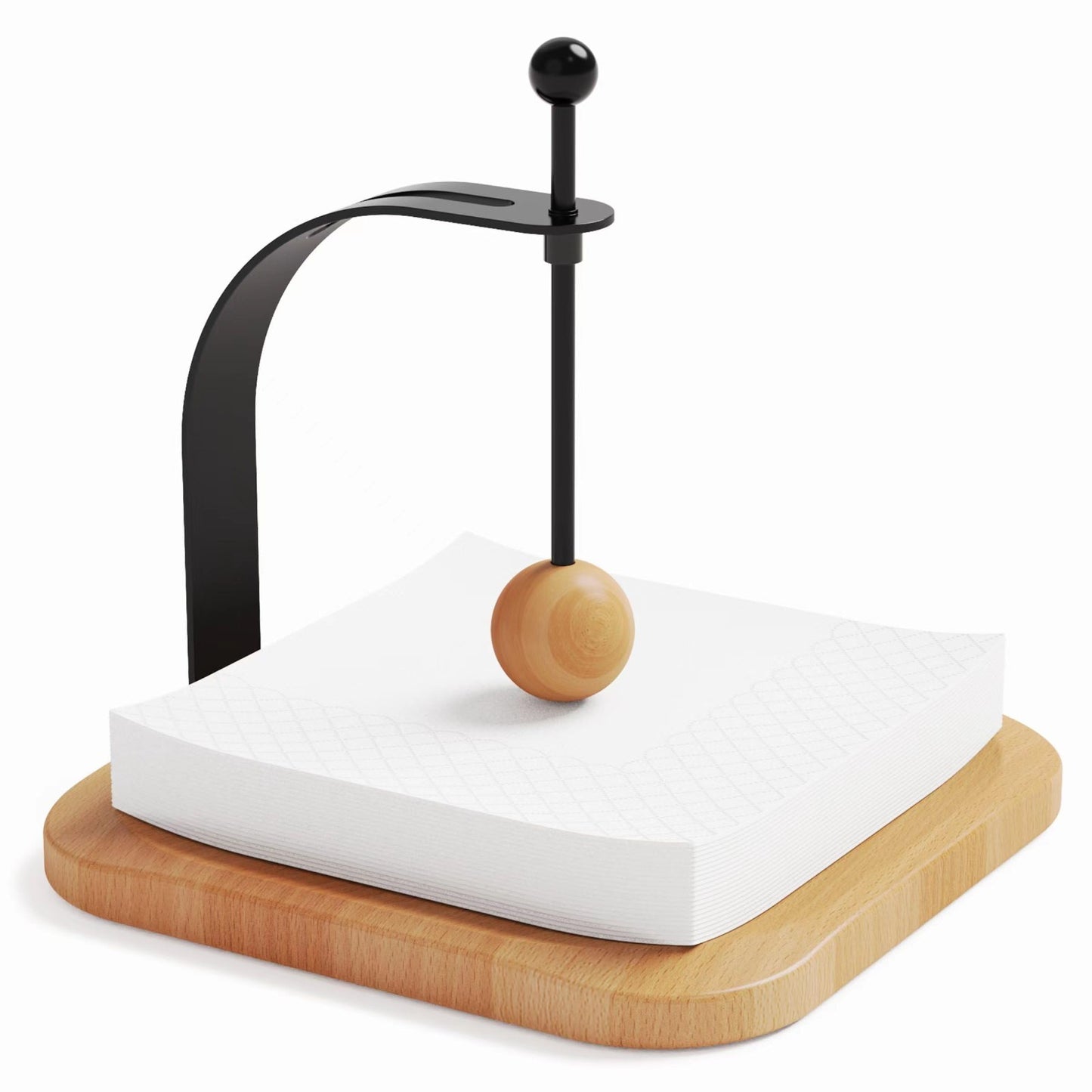 Here’s an optimized eBay title for the product:"Wooden Napkin Holder for Table1