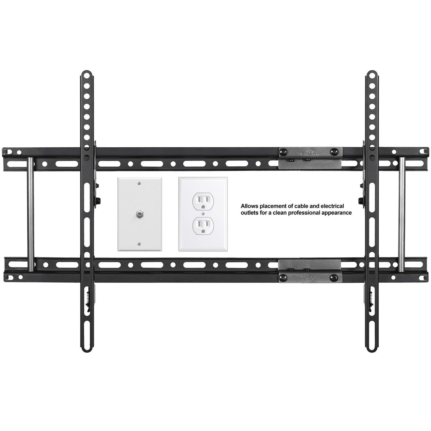 Universal Tilt TV Wall Mount for 32-86" TVs, Max VESA 600x400mm, 165lbs, 10ft HD7