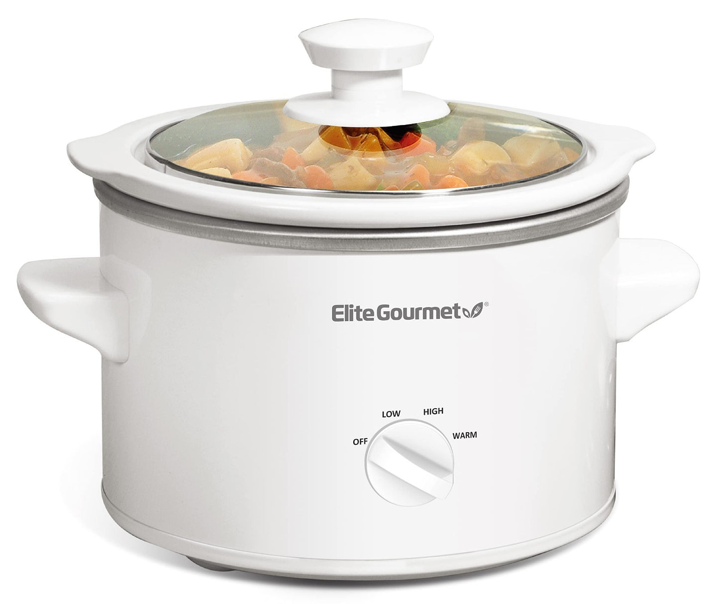 Electric Ceramic Slow Cooker - Adjustable Temp, Dishwasher-Safe Lid, Perfect for1