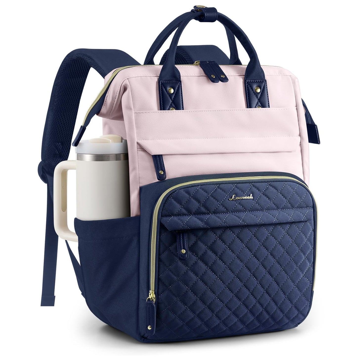 Stylish Quilted Laptop Backpack for Women   Perfect Work, Teacher & Nurse Bag1
