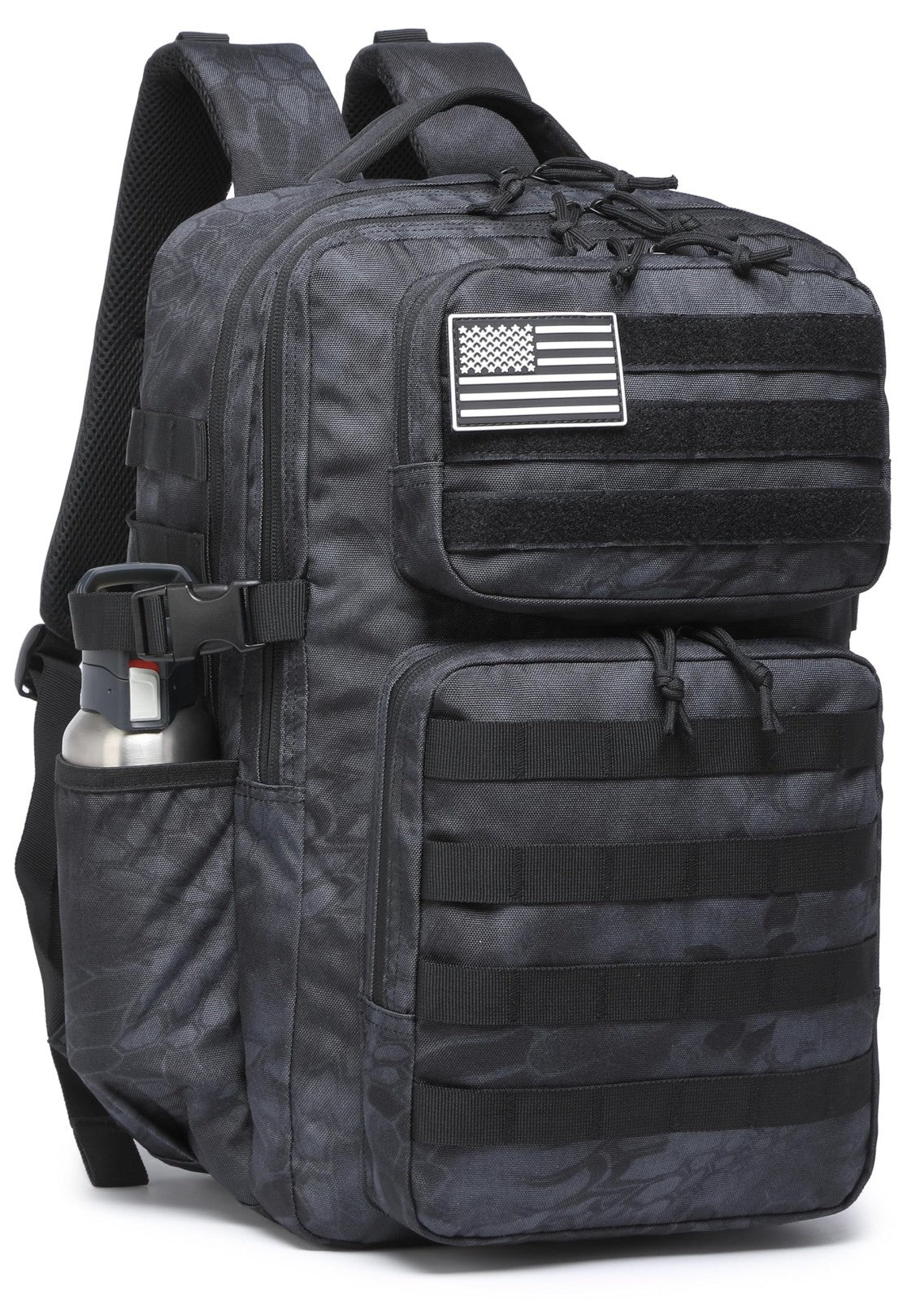 Waterproof Military Tactical Backpack   3 Day Assault Pack, Molle Daypack with W1