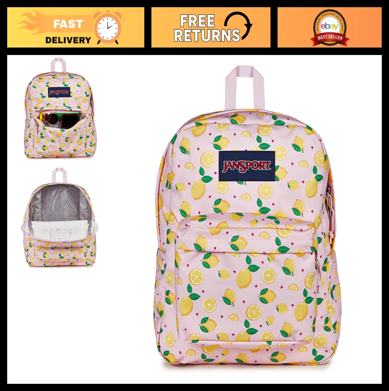 Durable Lightweight Backpack   1 Main Compartment, Front Utility Pocket, Organiz0