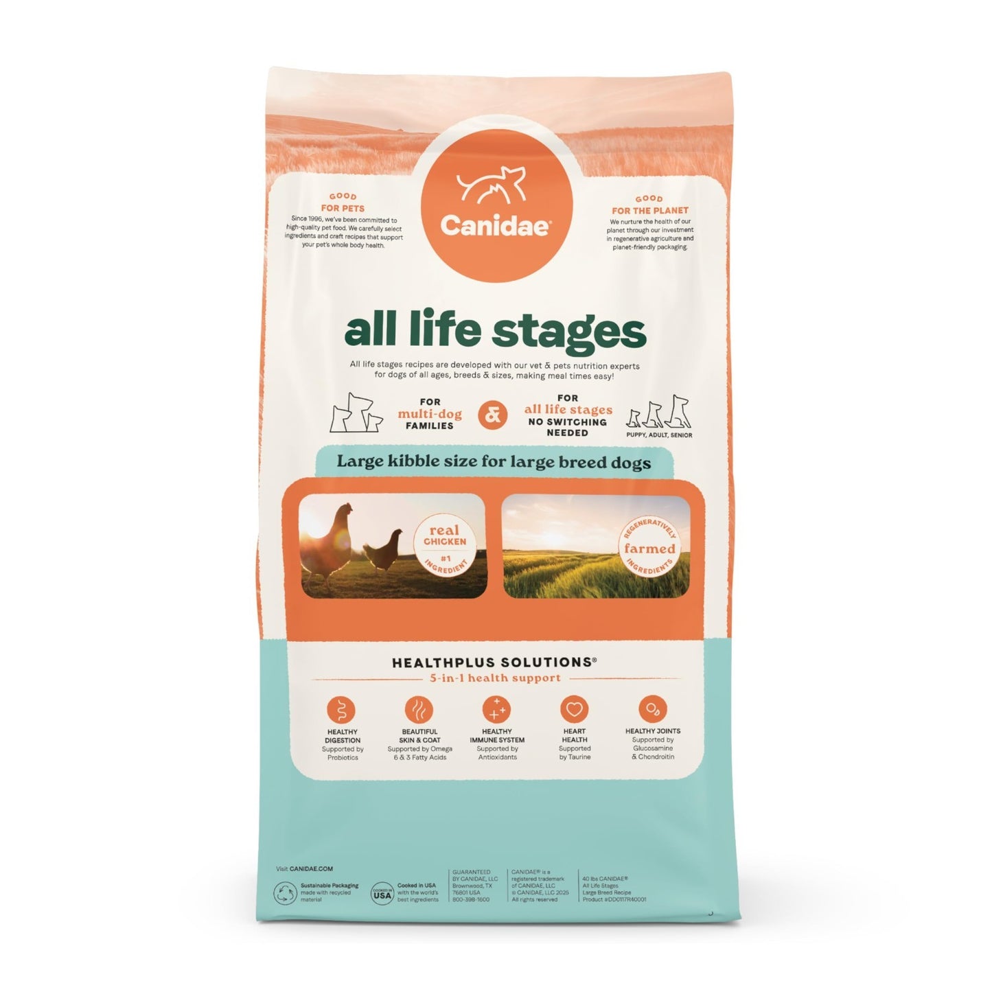 Premium All Life Stages Large Breed Dog Food   Chicken, Turkey, Lamb & Fish 40 l7