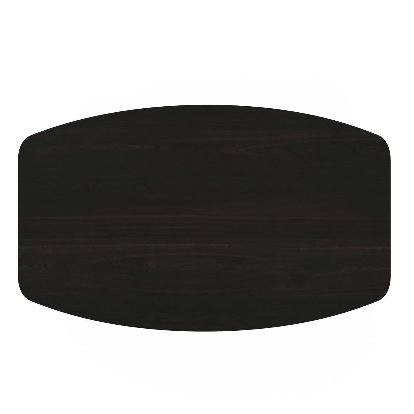 Modern 2-Tier Coffee Table with Lower Shelf - Round Corner Design for Living Roo6