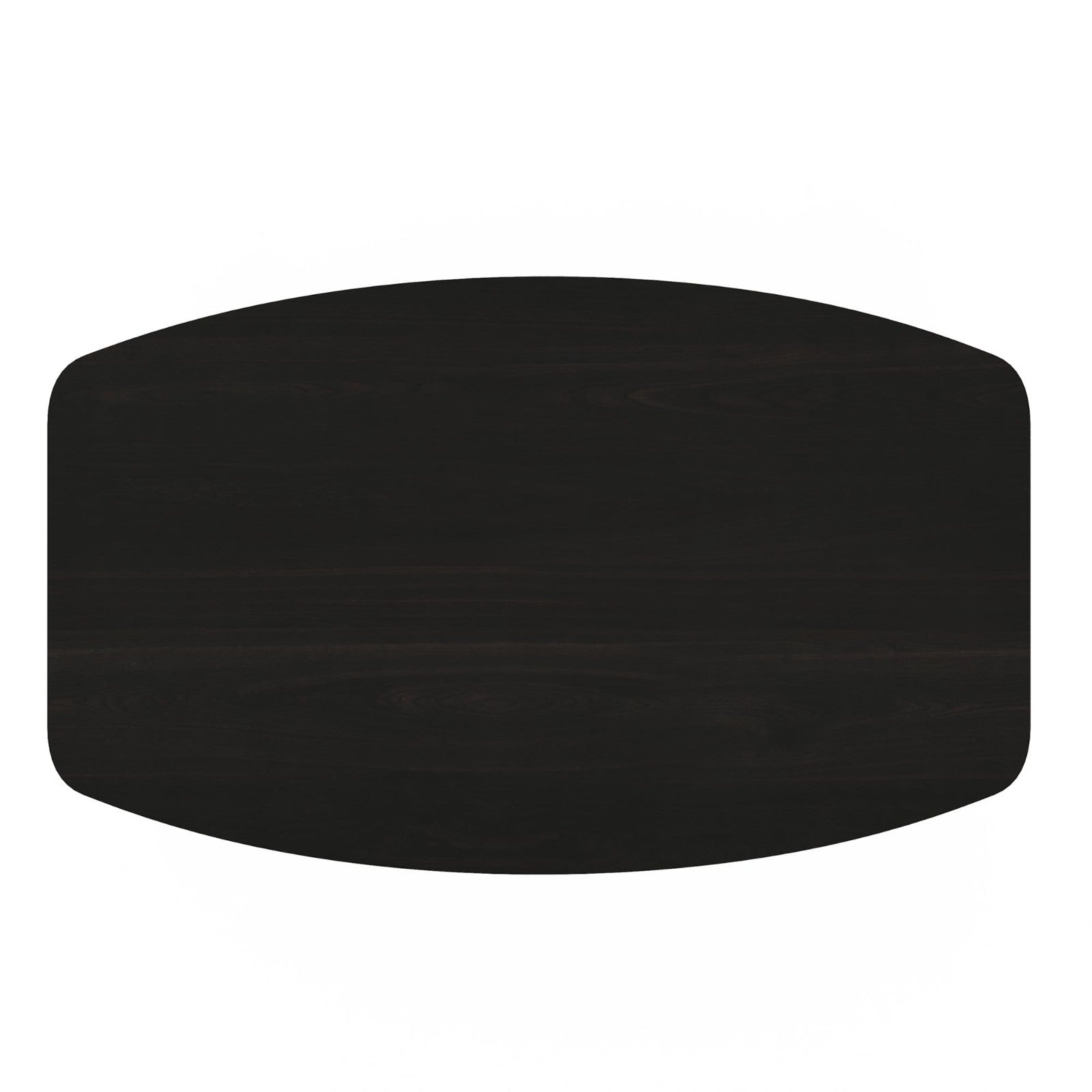 Modern 2-Tier Coffee Table with Lower Shelf - Round Corner Design for Living Roo6