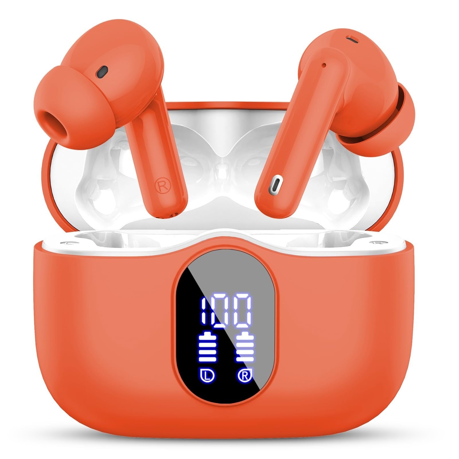 Bluetooth 5.4 Wireless Earbuds, Noise Cancelling, 36H Playtime, IP7 Waterproof,1
