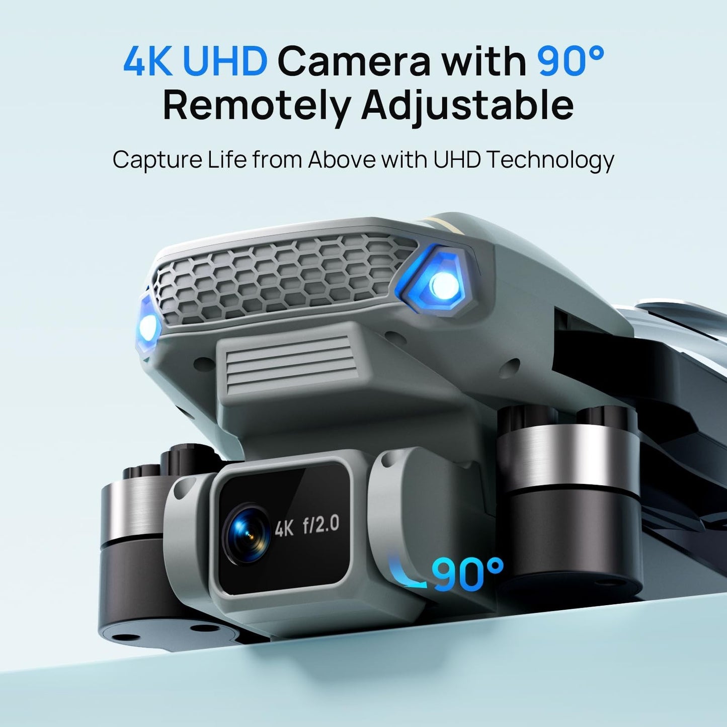 Foldable 4K UHD Camera Drone with Brushless Motor, 36 Min Flight, FPV, Altitude2