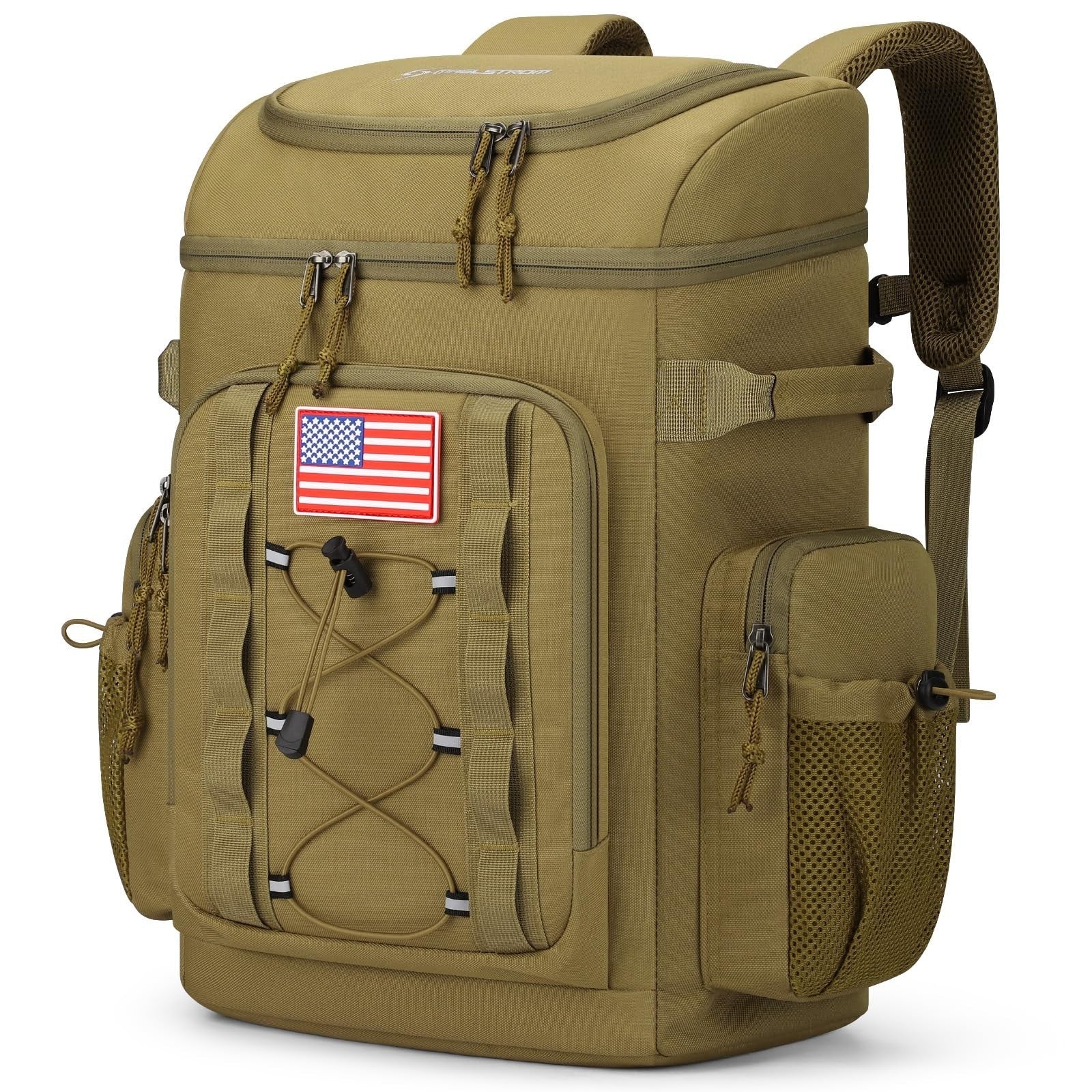 Insulated Backpack Cooler - 35/50 Can, Leakproof Soft Bag, Keeps Food Cold 16H,0