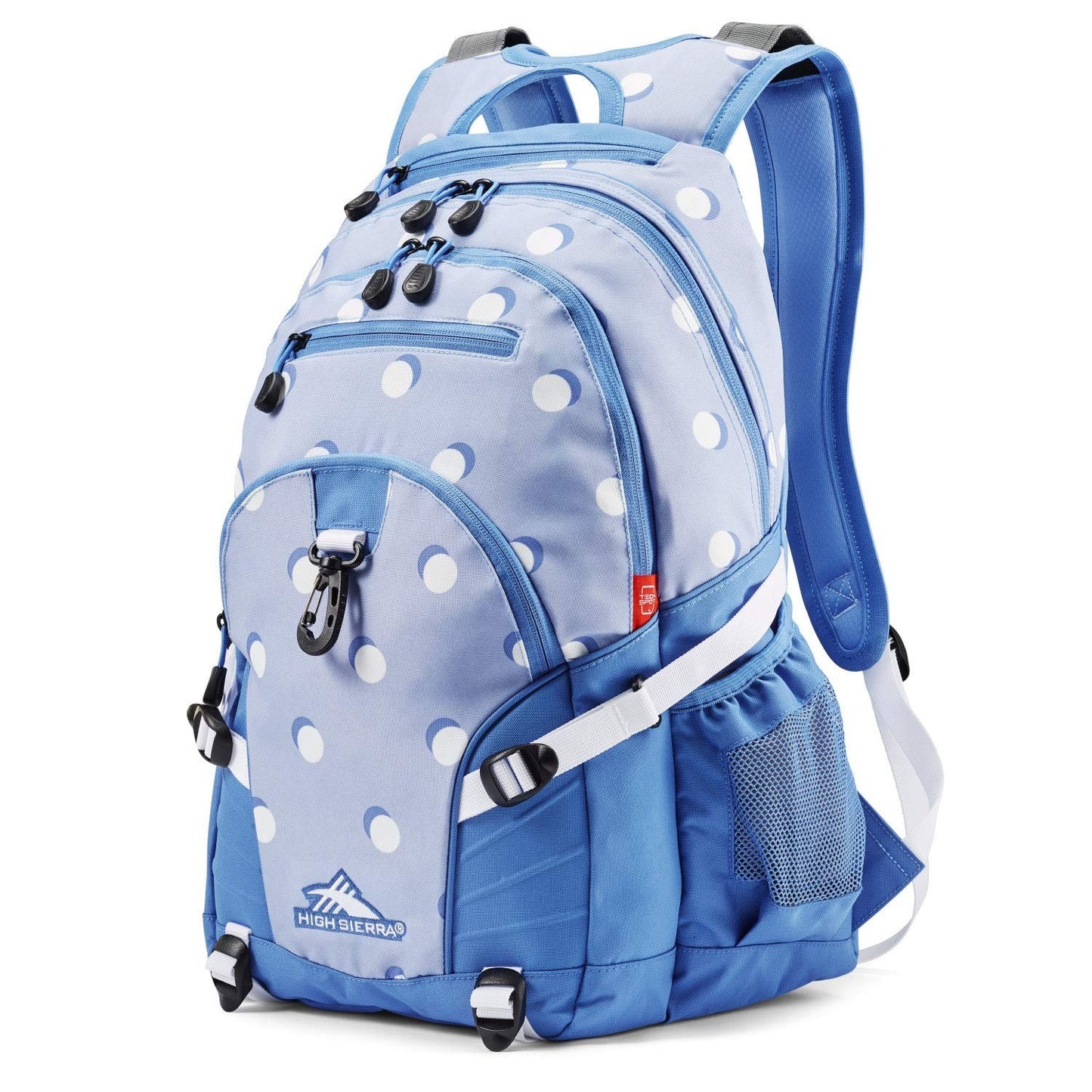Versatile Polka Dot Backpack for Travel or Work, Tablet Sleeve, One Size1