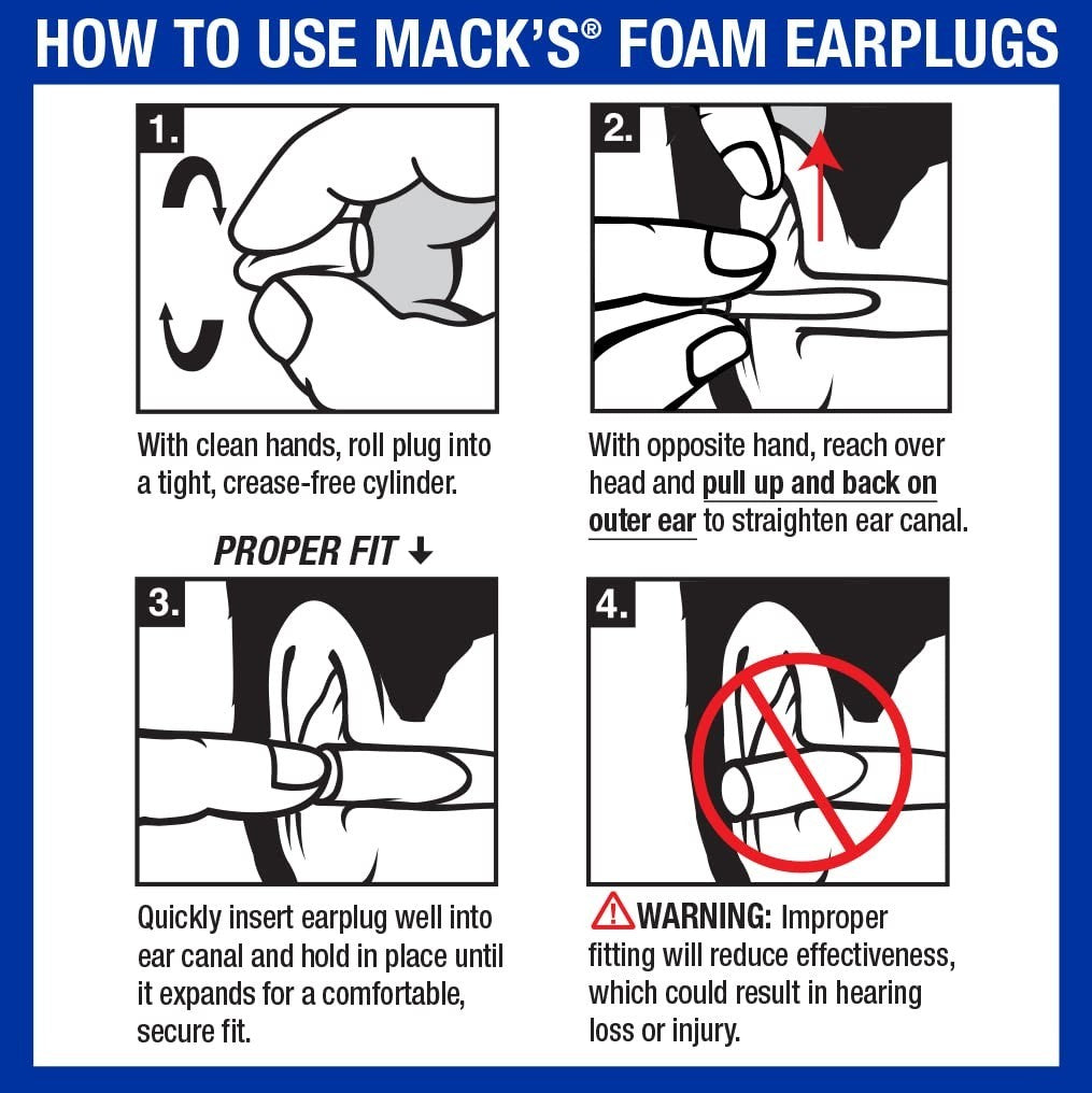 Ultra Soft Foam Earplugs 50 Pairs   33dB Noise Reduction, USA Made, Comfortable6