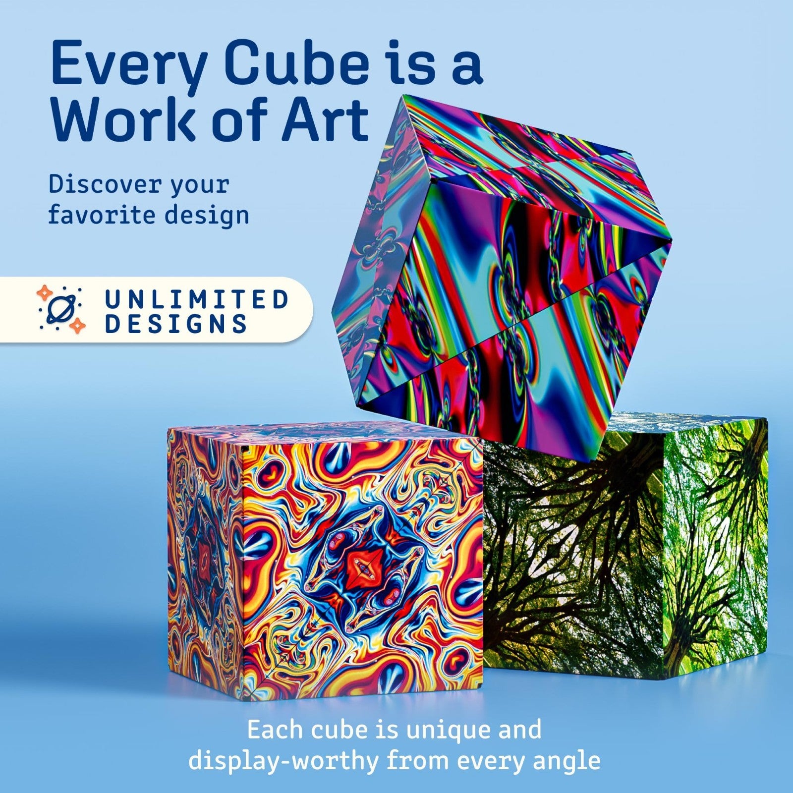 Magnetic Puzzle Cube   Sensory Fidget Toy for Stress Relief, 100+ Shapes, Fun fo7