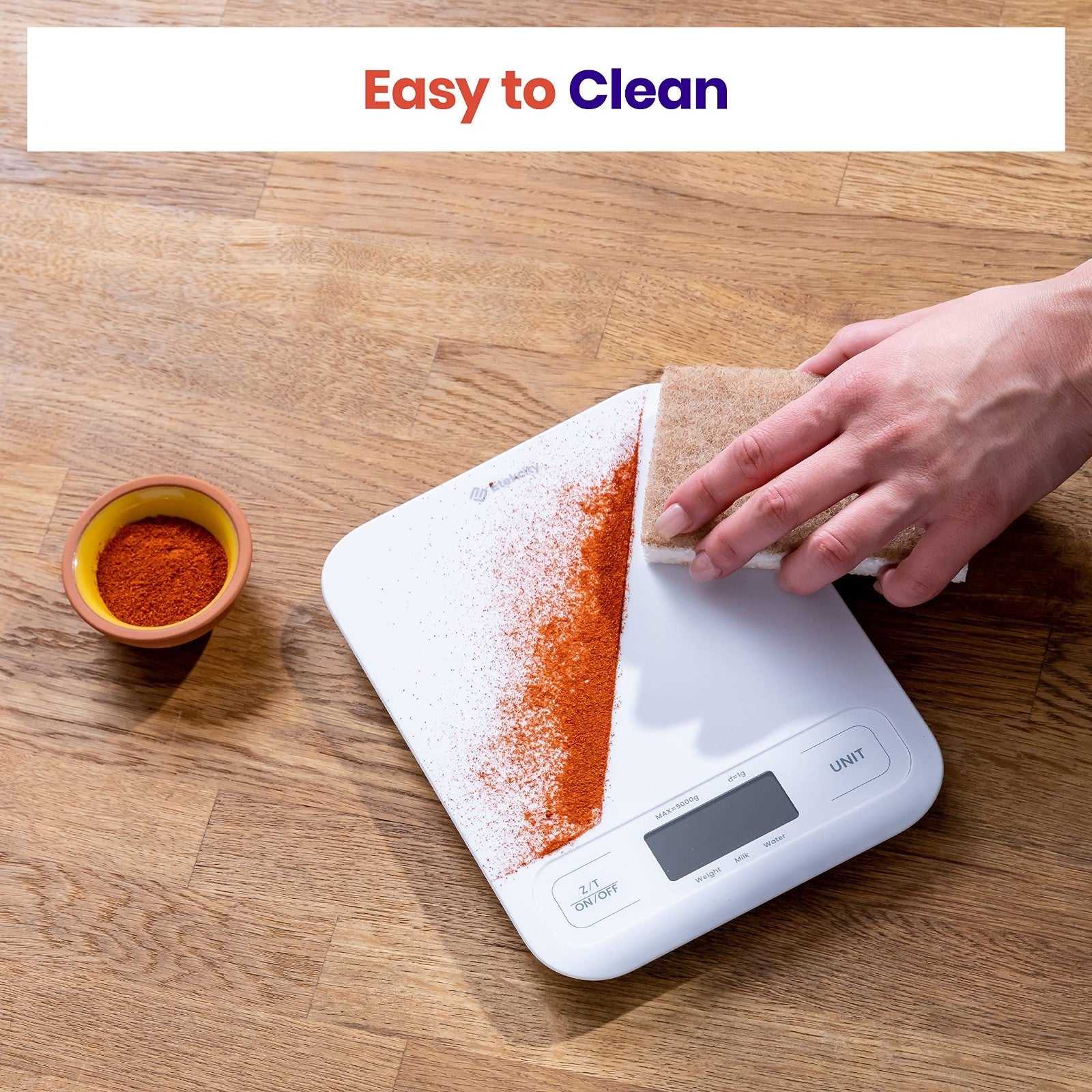 Digital Kitchen Scale   Grams & Ounces, Tare Function, Ideal for Baking, Keto, M5