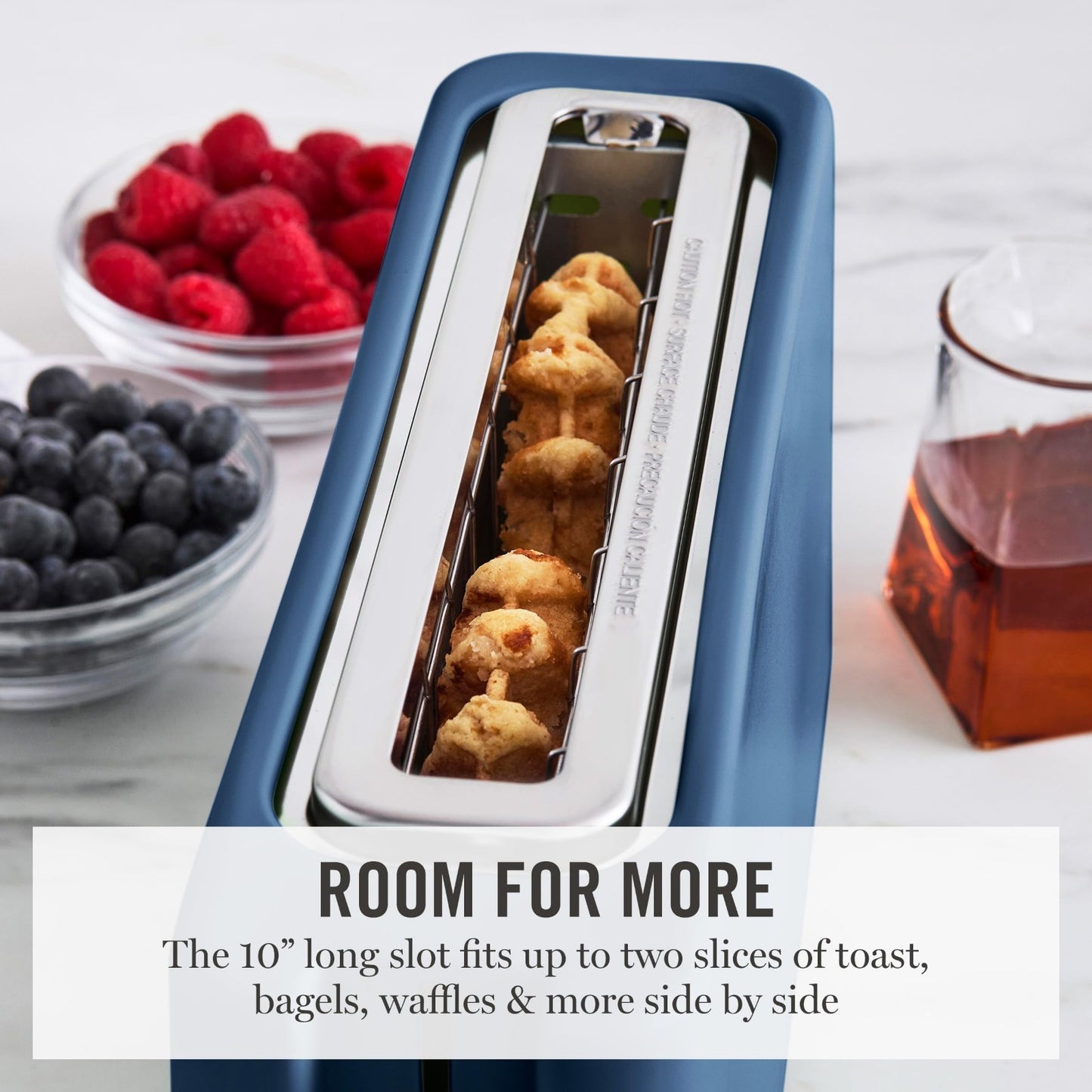 2-Slice Long Slot Toaster - Extra Wide for Sourdough & Bagels, 10 Shade Settings3