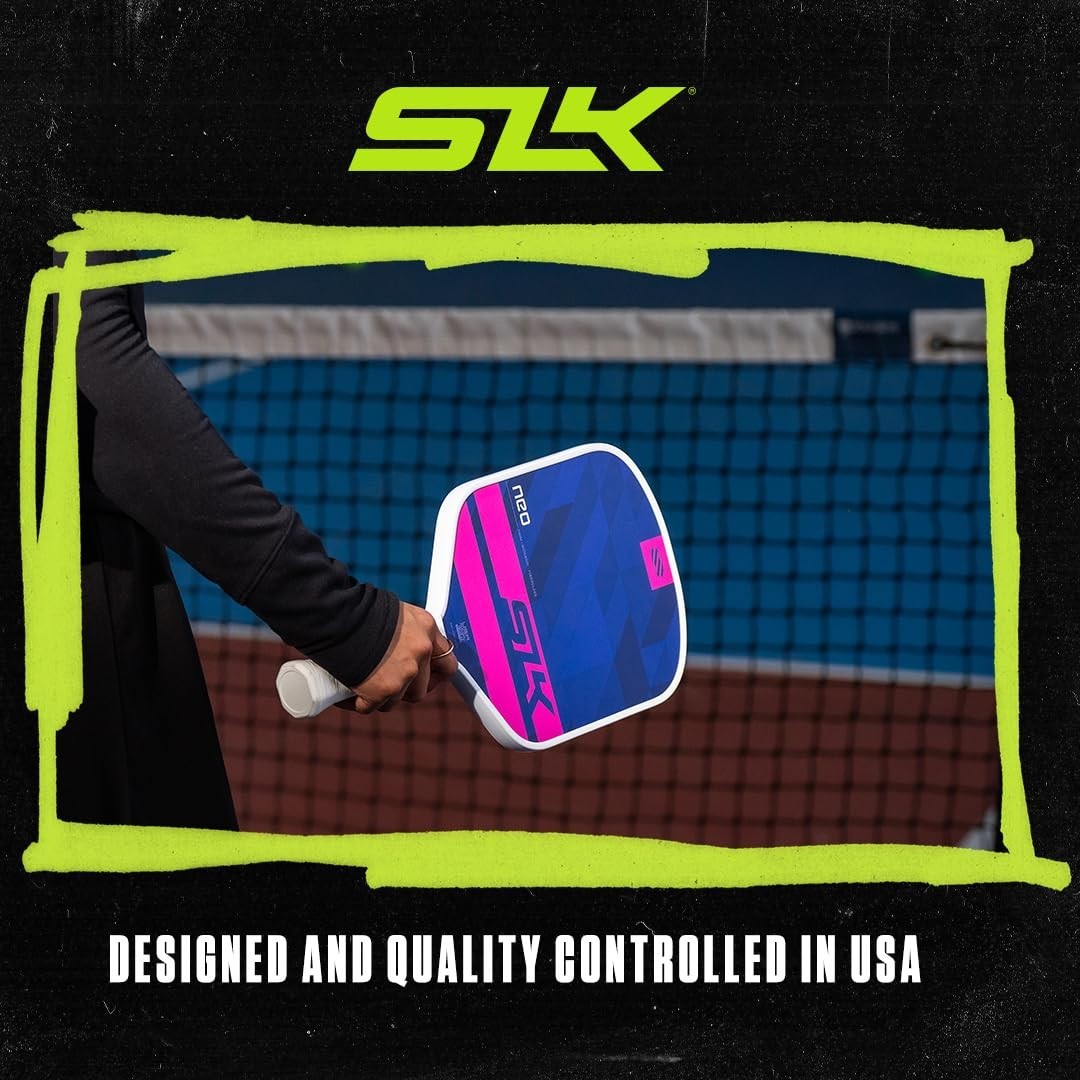 Set of 2 Pickleball Paddles with Balls & Sling Bag | Graphite/Fiberglass Rackets6