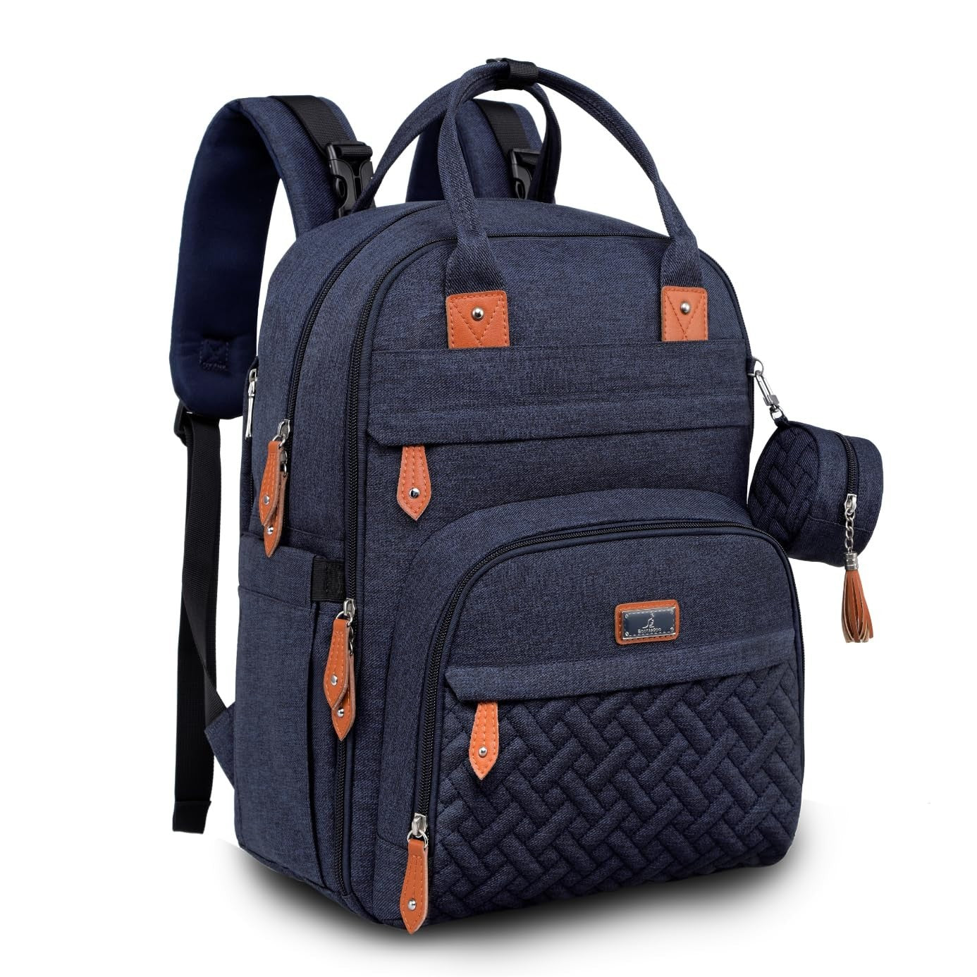 Multi Function Diaper Bag Backpack   Water Resistant Baby Travel Tote, Changing1