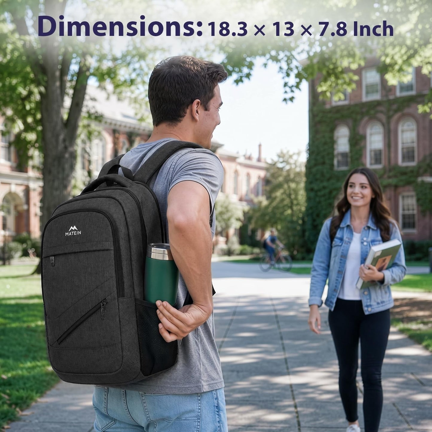 Large Laptop Backpack for Work & College, 17 Inch Computer Bookbag, Travel Bag2