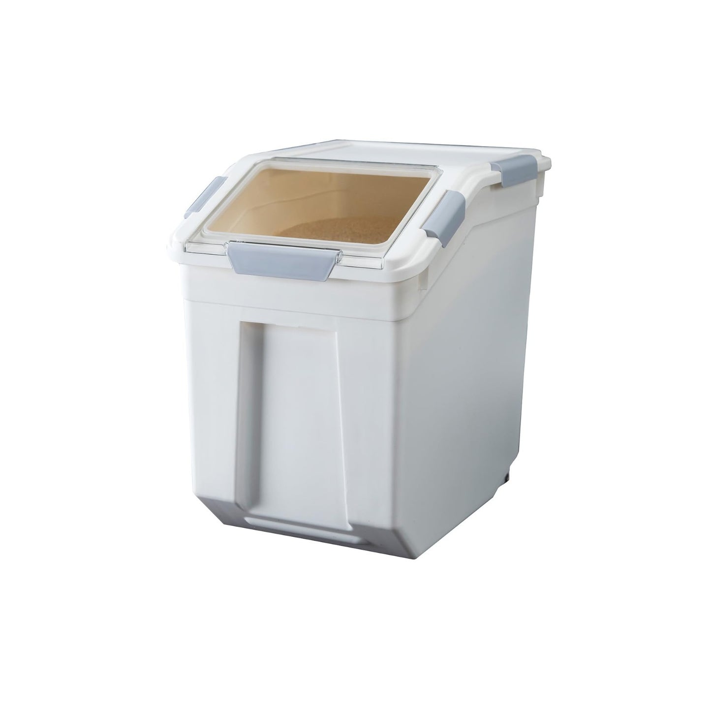 15L Rice Storage Container with Measuring Cup, BPA Free, for Grains & Pet Food,1