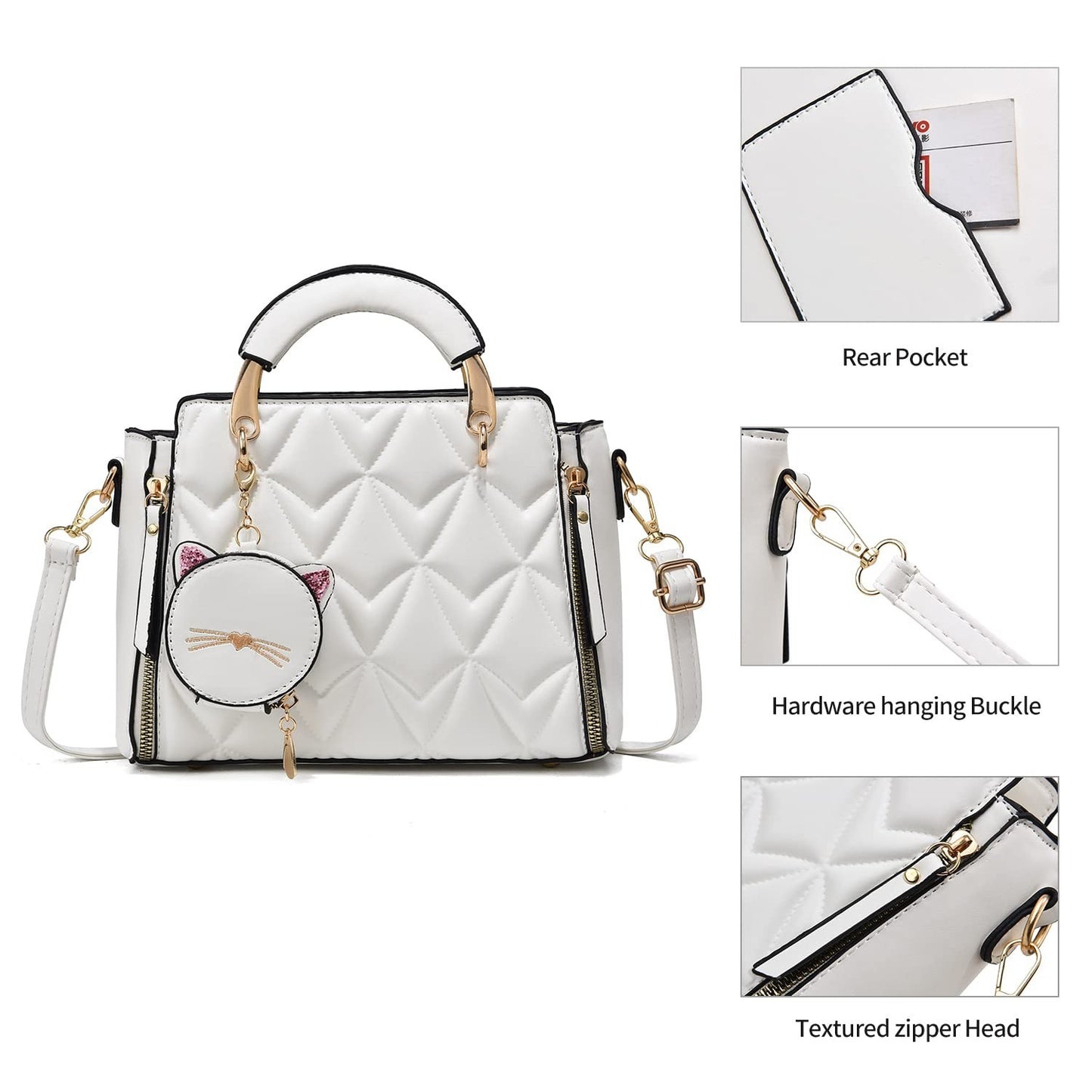 Stylish Women's Crossbody Handbags - Top Handle Satchel & Small Tote Bags5