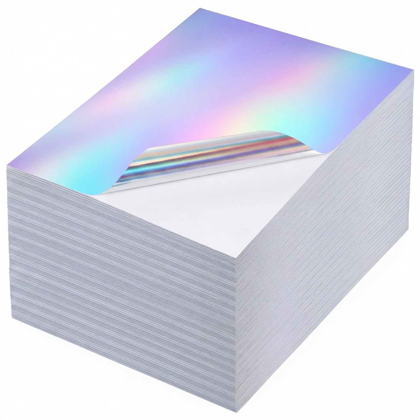 200 Sheets Holographic Printable Vinyl Sticker Paper 8.5x11" Self-Adhesive Gloss1