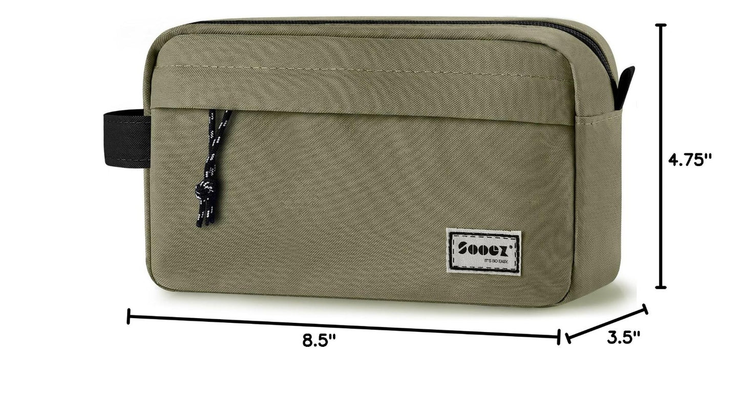 Large Capacity Pencil Case Organizer   Canvas Pouch with Compartments, Easy Grip2